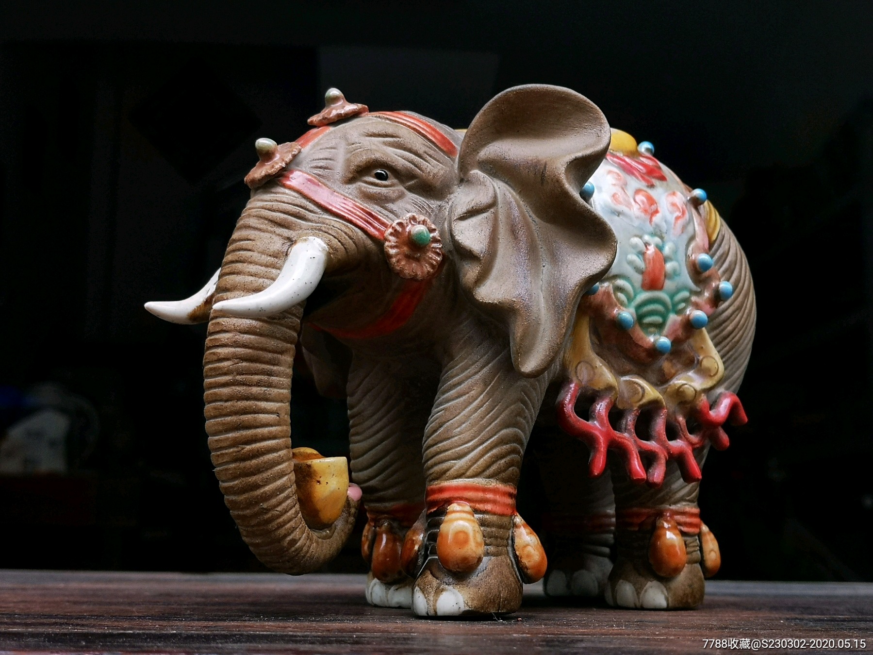 石湾陶瓷公仔工艺品新中式会所玄关茶艺馆装饰摆件