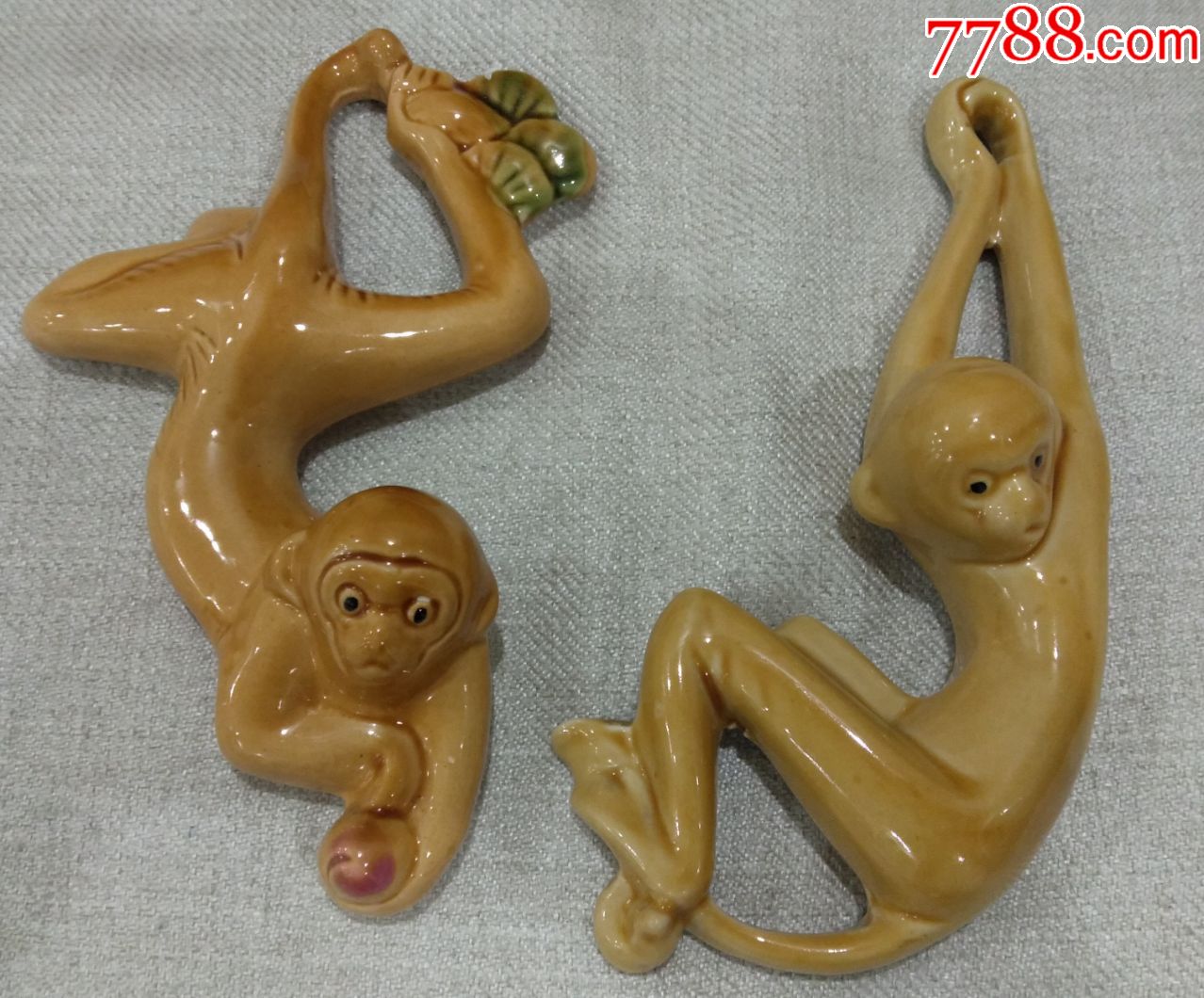 猴子-价格:45元-au23117063-雕塑瓷/瓷雕 -加价-7788收藏__收藏热线