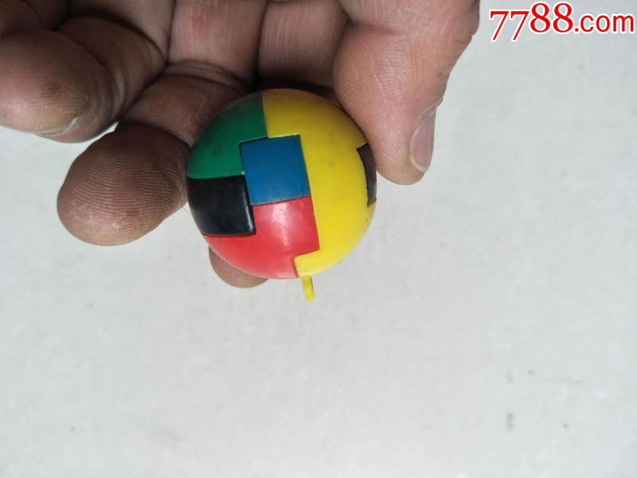 八十年代左右拼装玩具,完整,品相如图