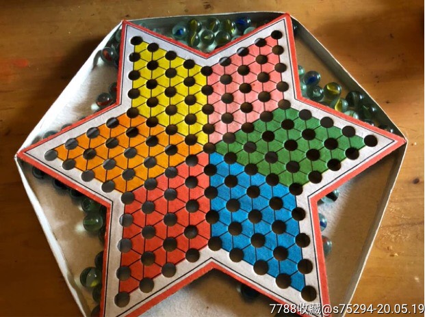 80年代全新库存弹子跳棋