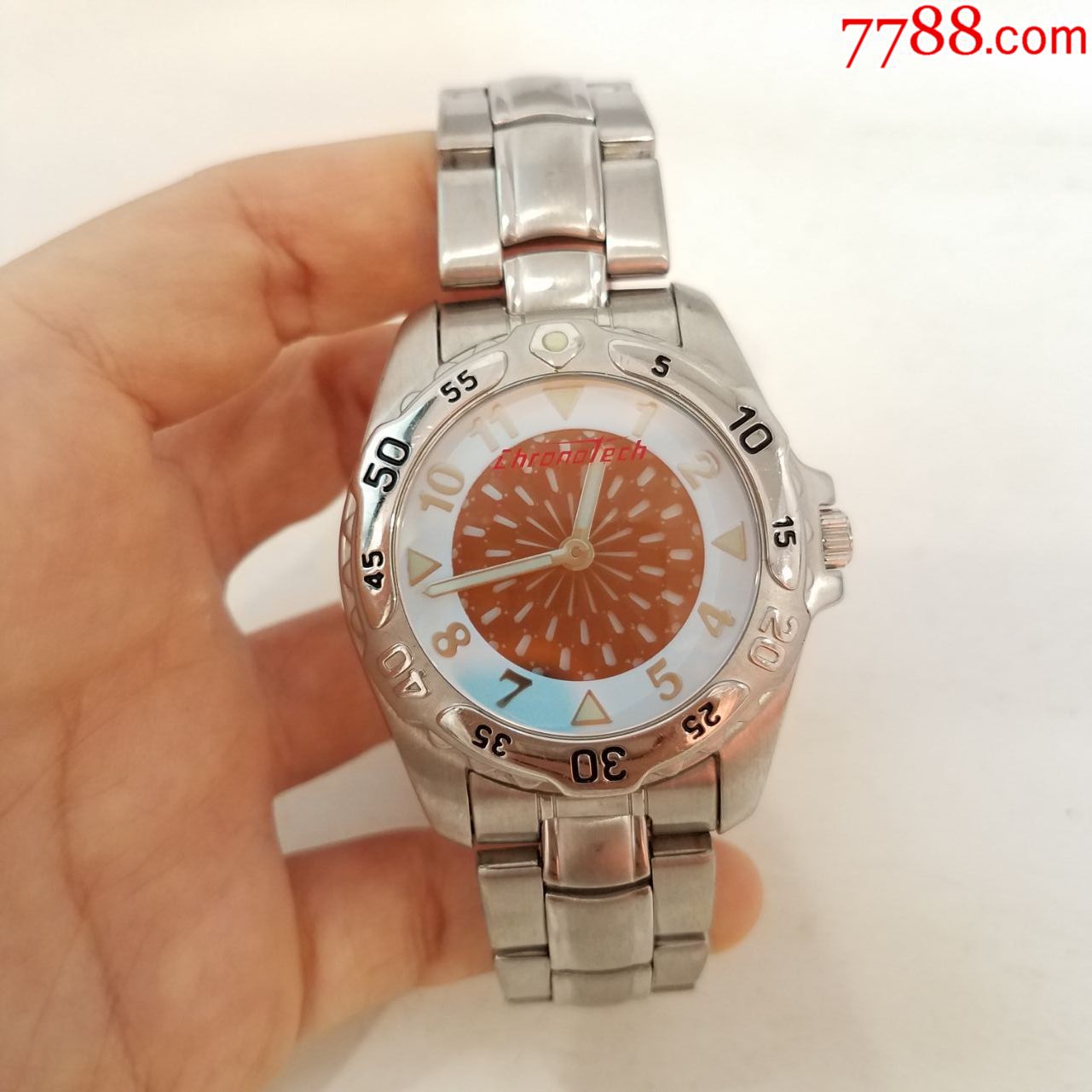 古莱特电子男表【独特一闪一闪表盘,十分有趣】【夜光漂亮】-手表