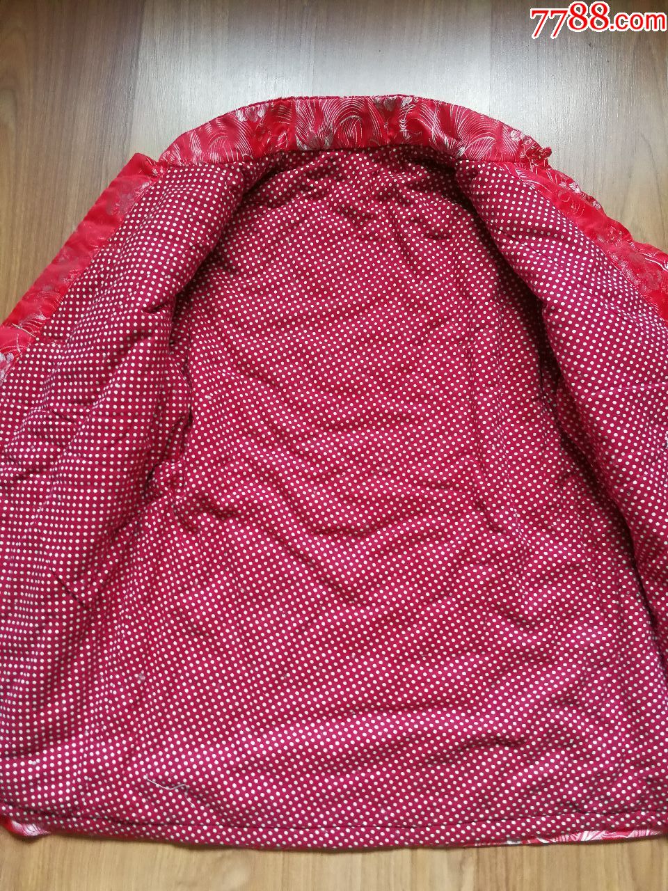 全新老式手工缎面棉袄