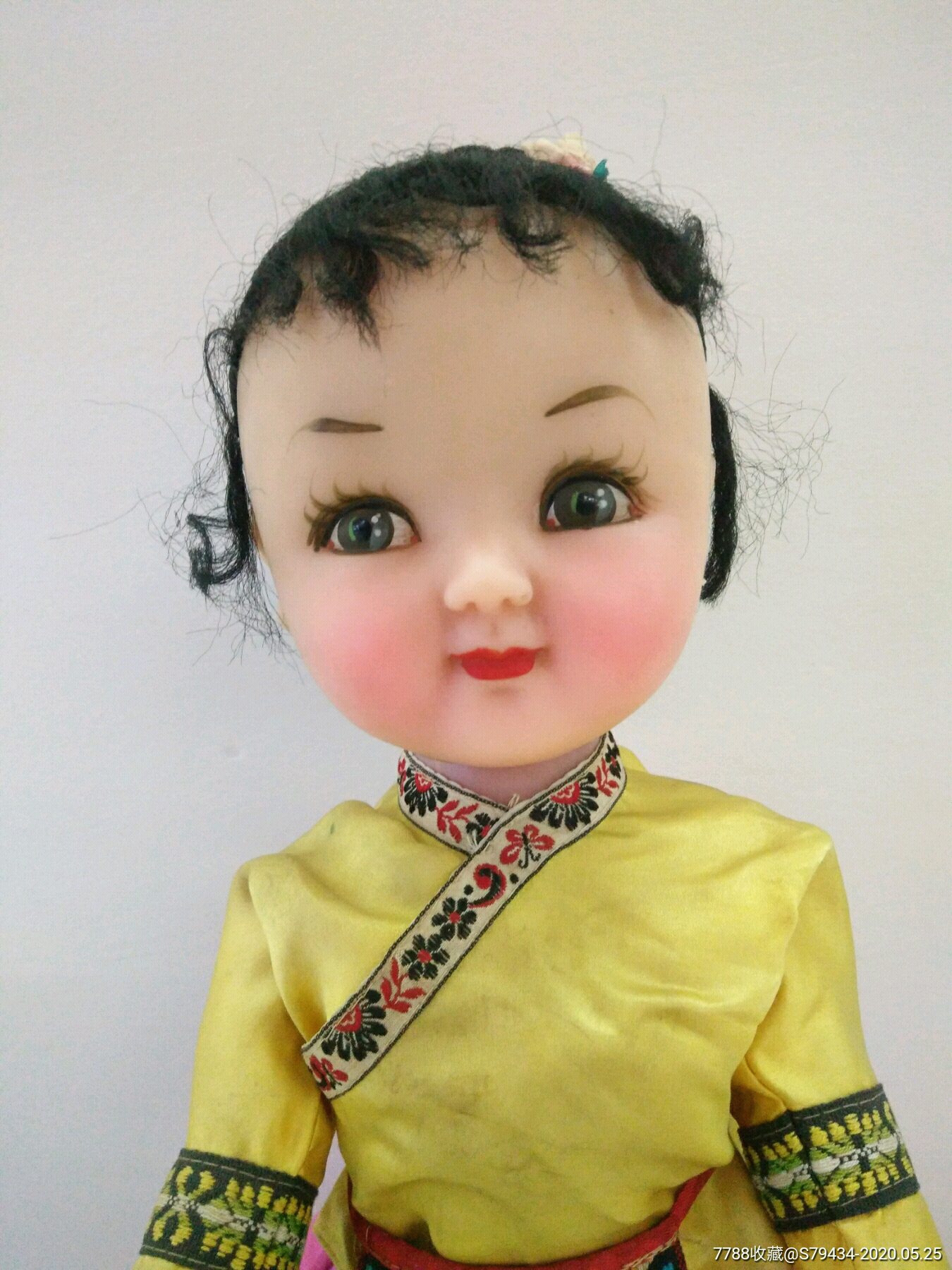 少数民族娃娃女娃高(45厘米)(一)稀少有时代感具体看商品简介