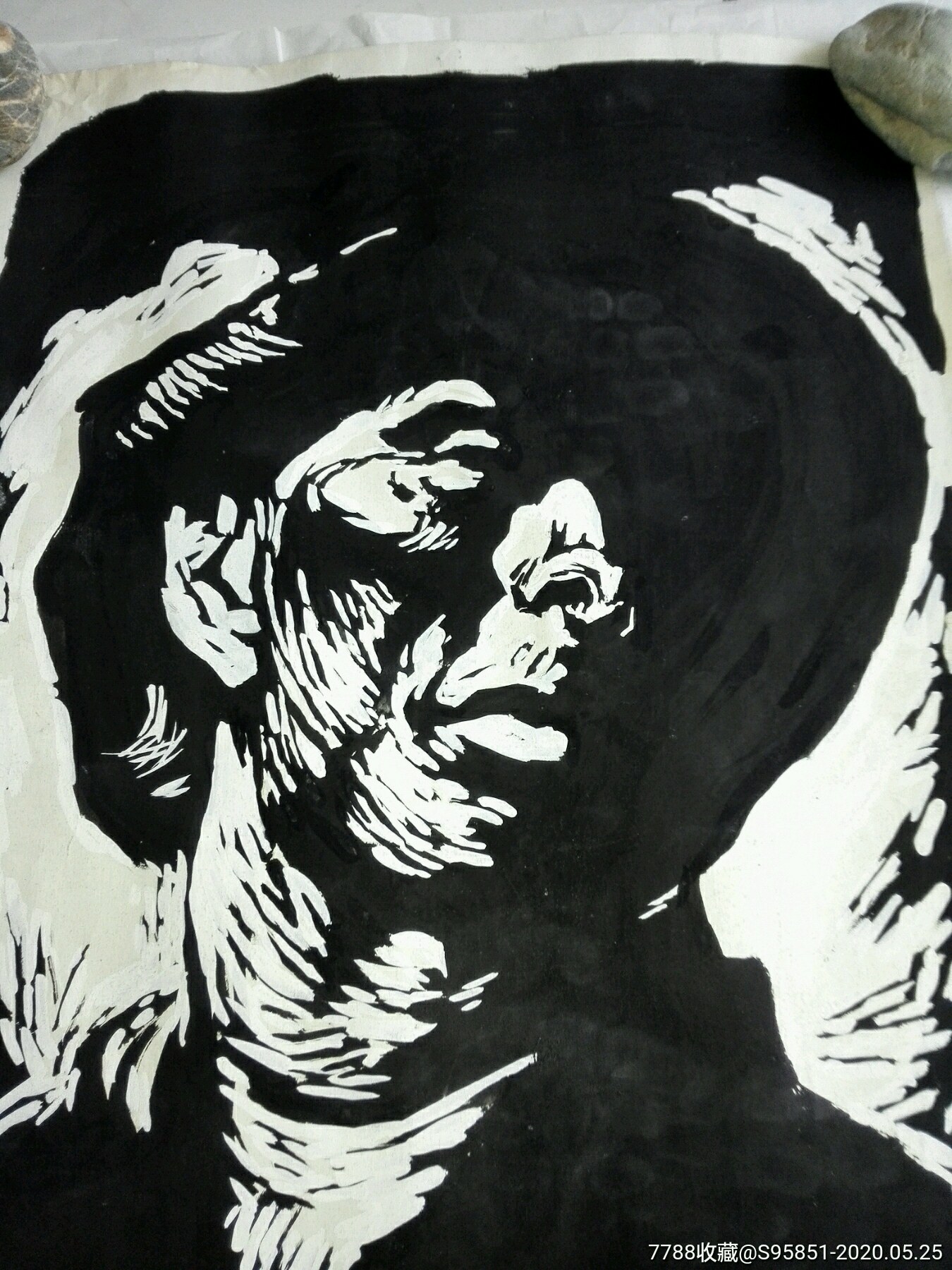 版画原作底稿《肖像》