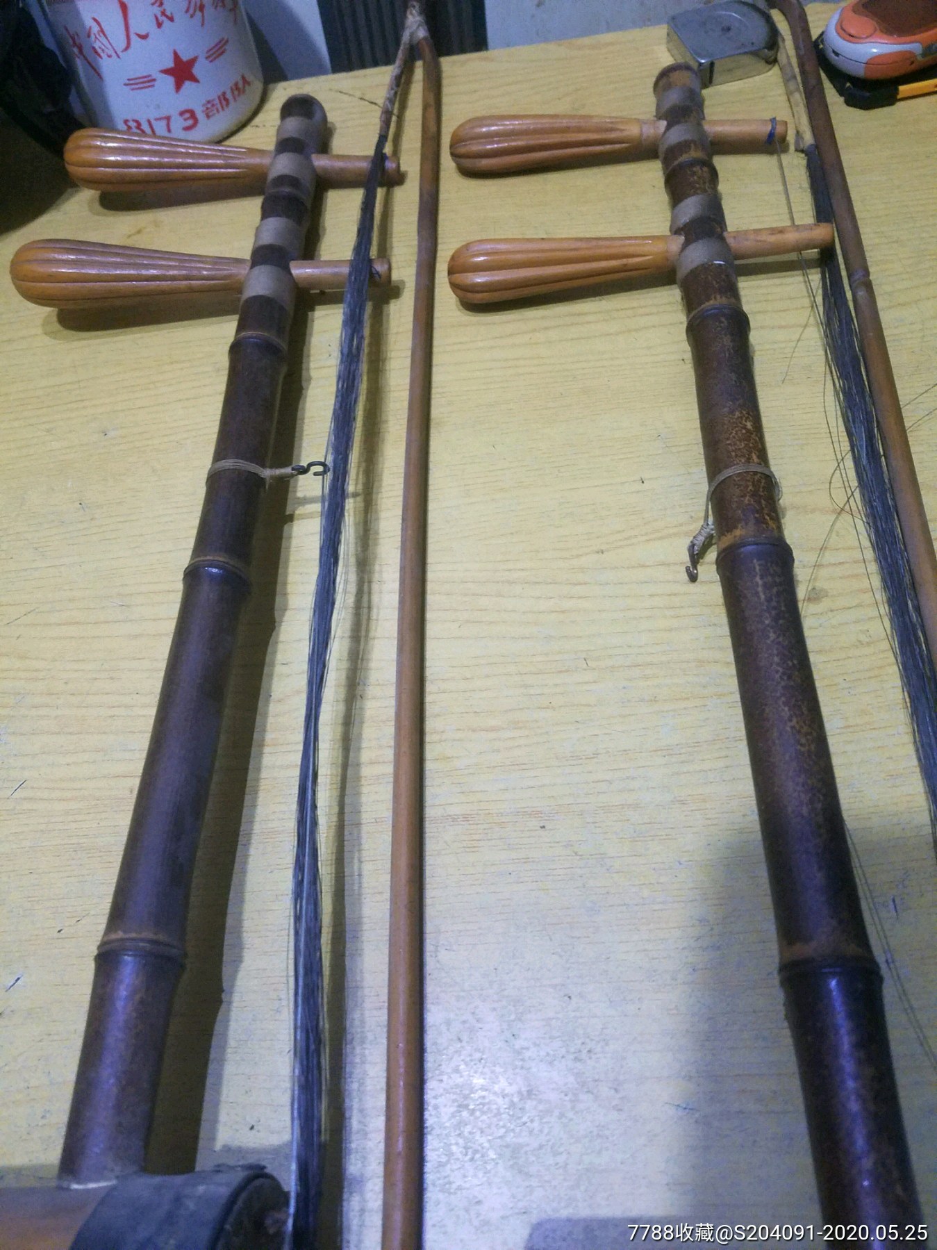 京胡乐器板胡乐器两把一起出售