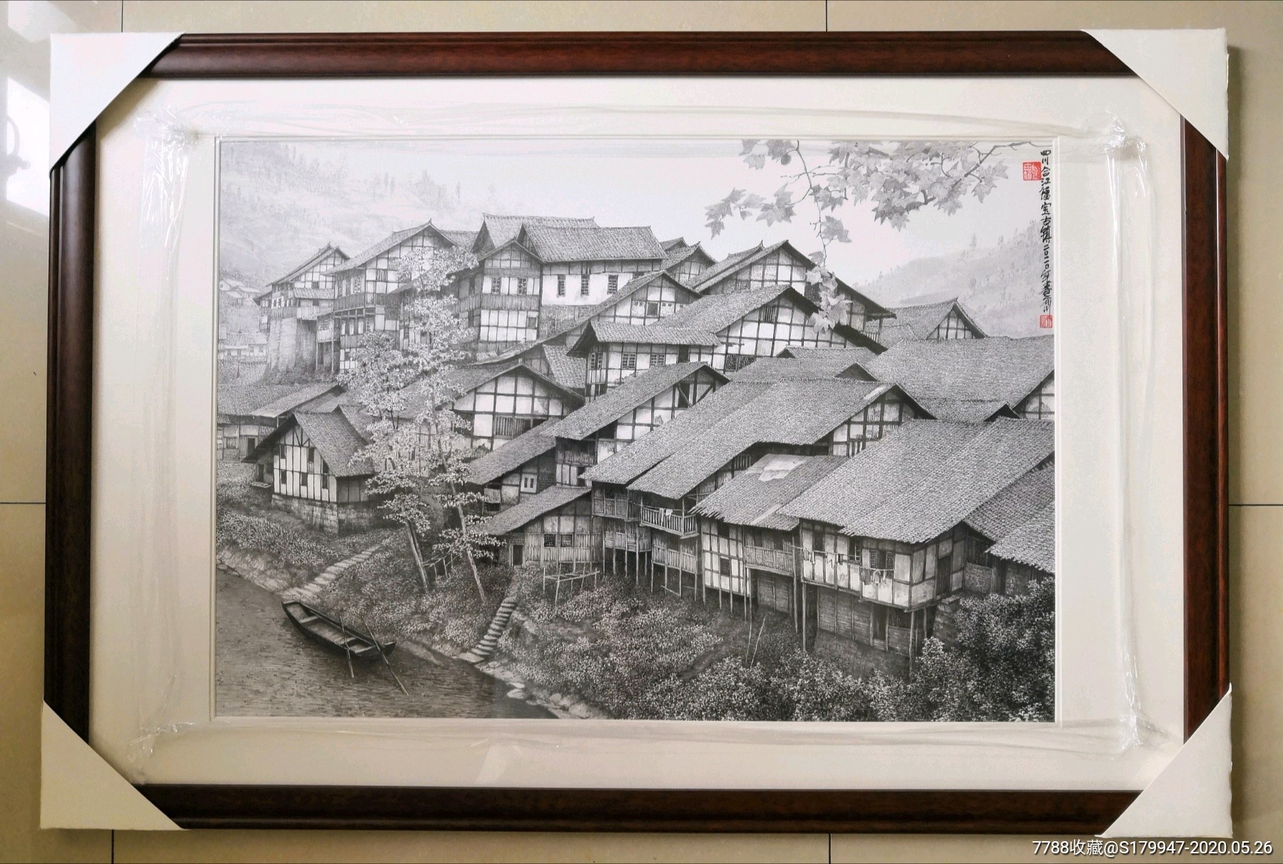 中国唯一的水墨工笔画画家齐渝川老师作品