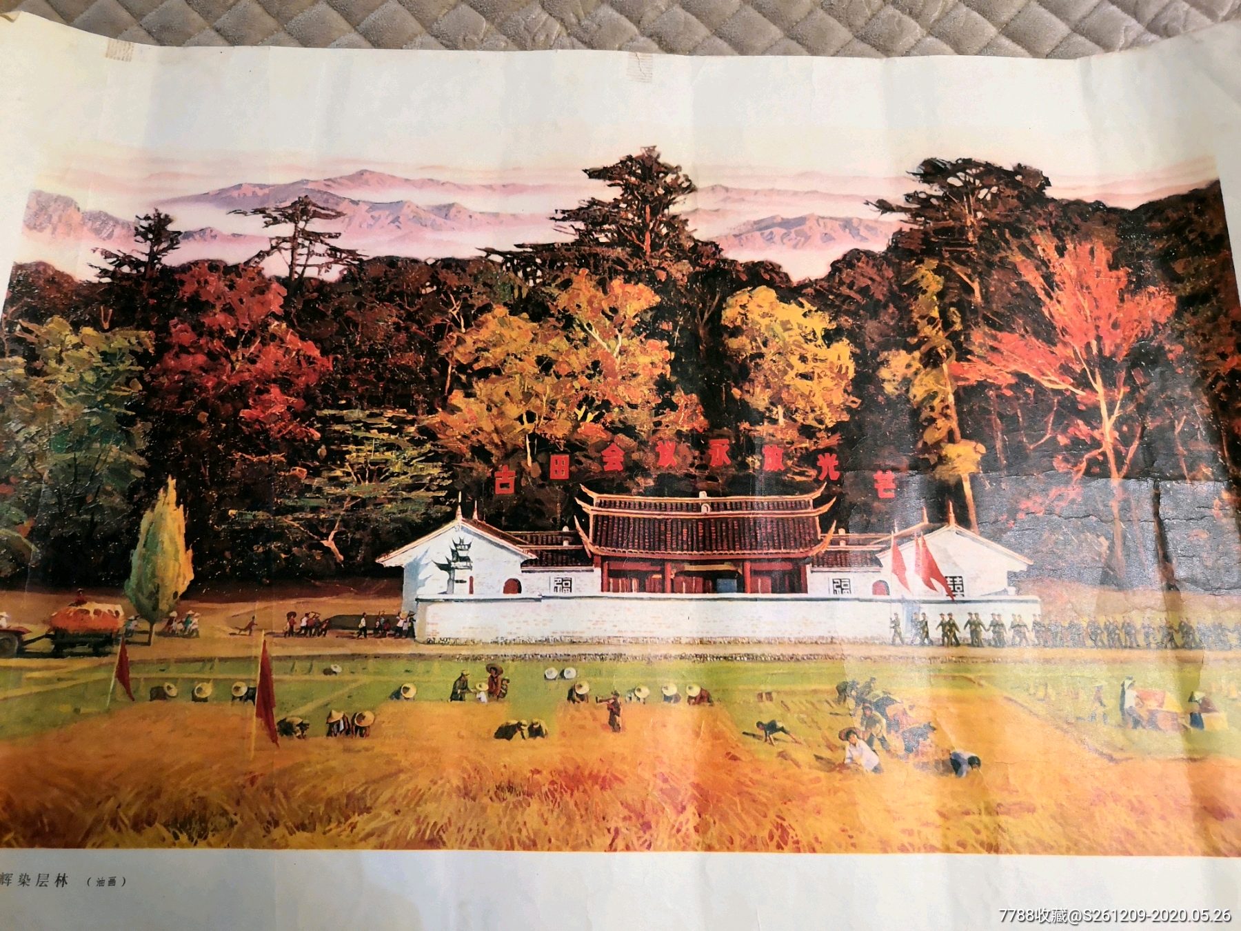 古田光辉染层林—王路(油画)文革