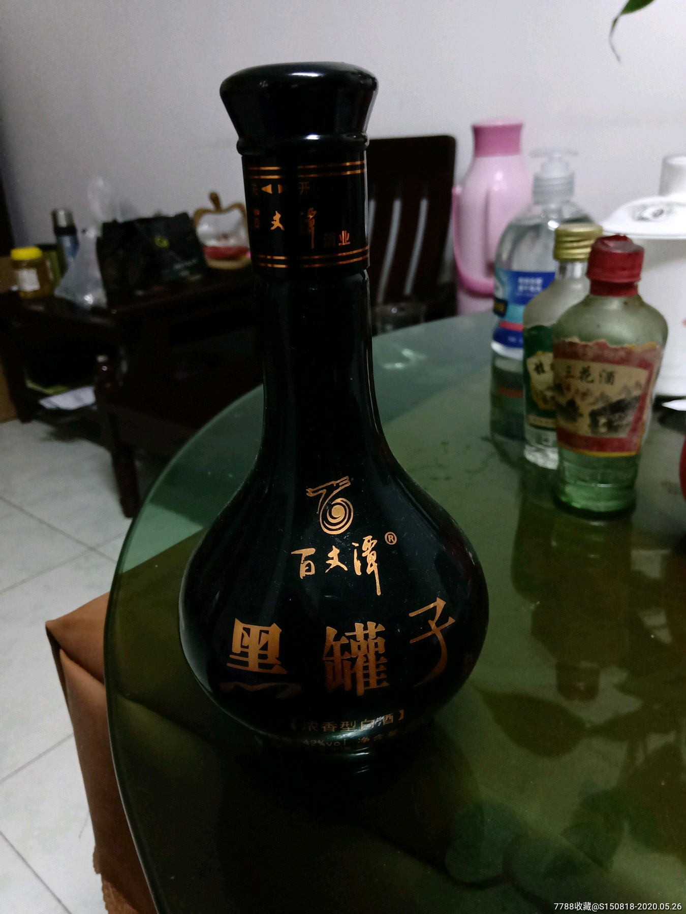 湖北名酒百丈潭黑罐子小酒_老酒收藏_图片欣赏_收藏价格_7788烟标收藏