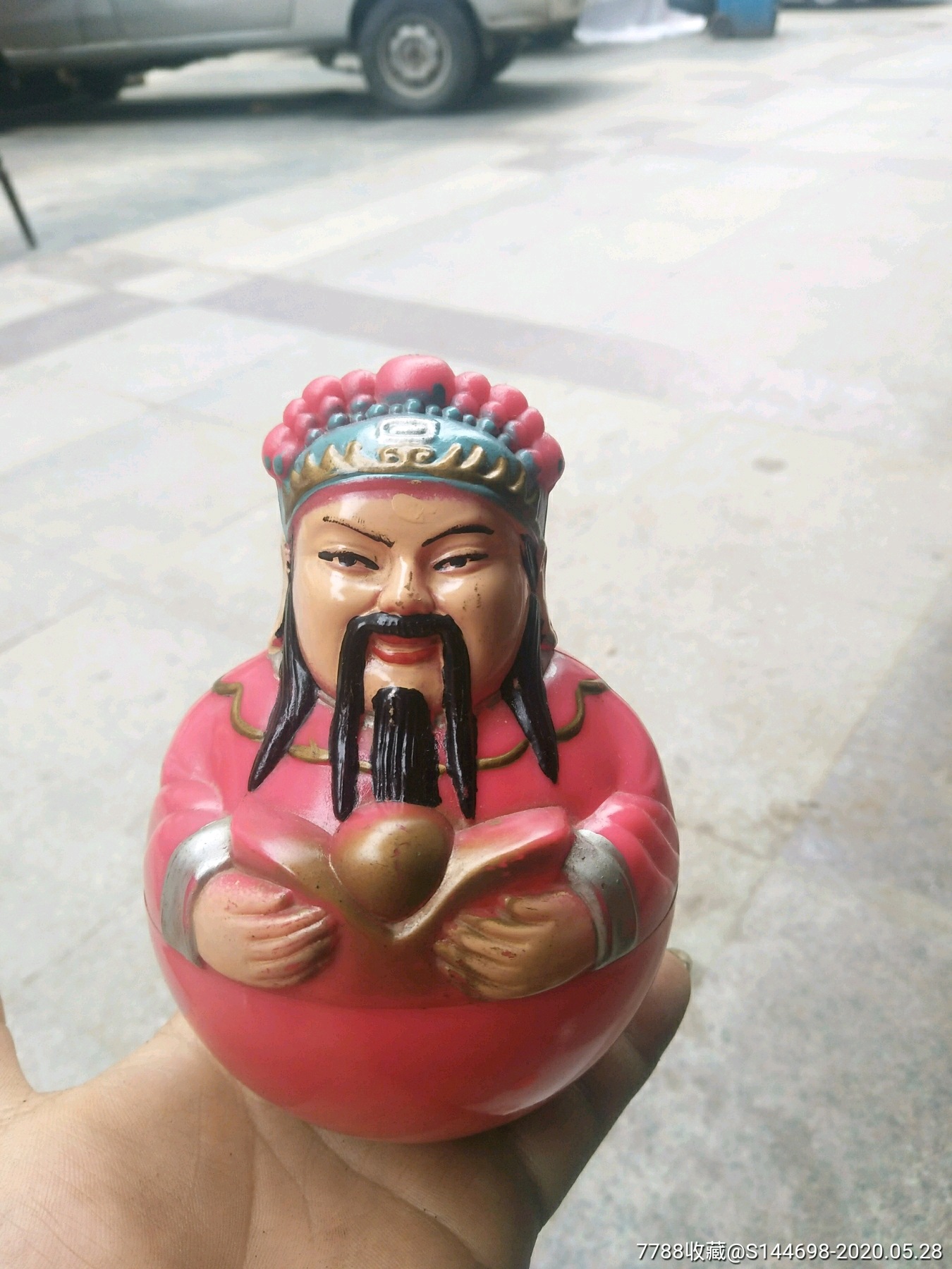 八十年代财神不倒翁品相完好