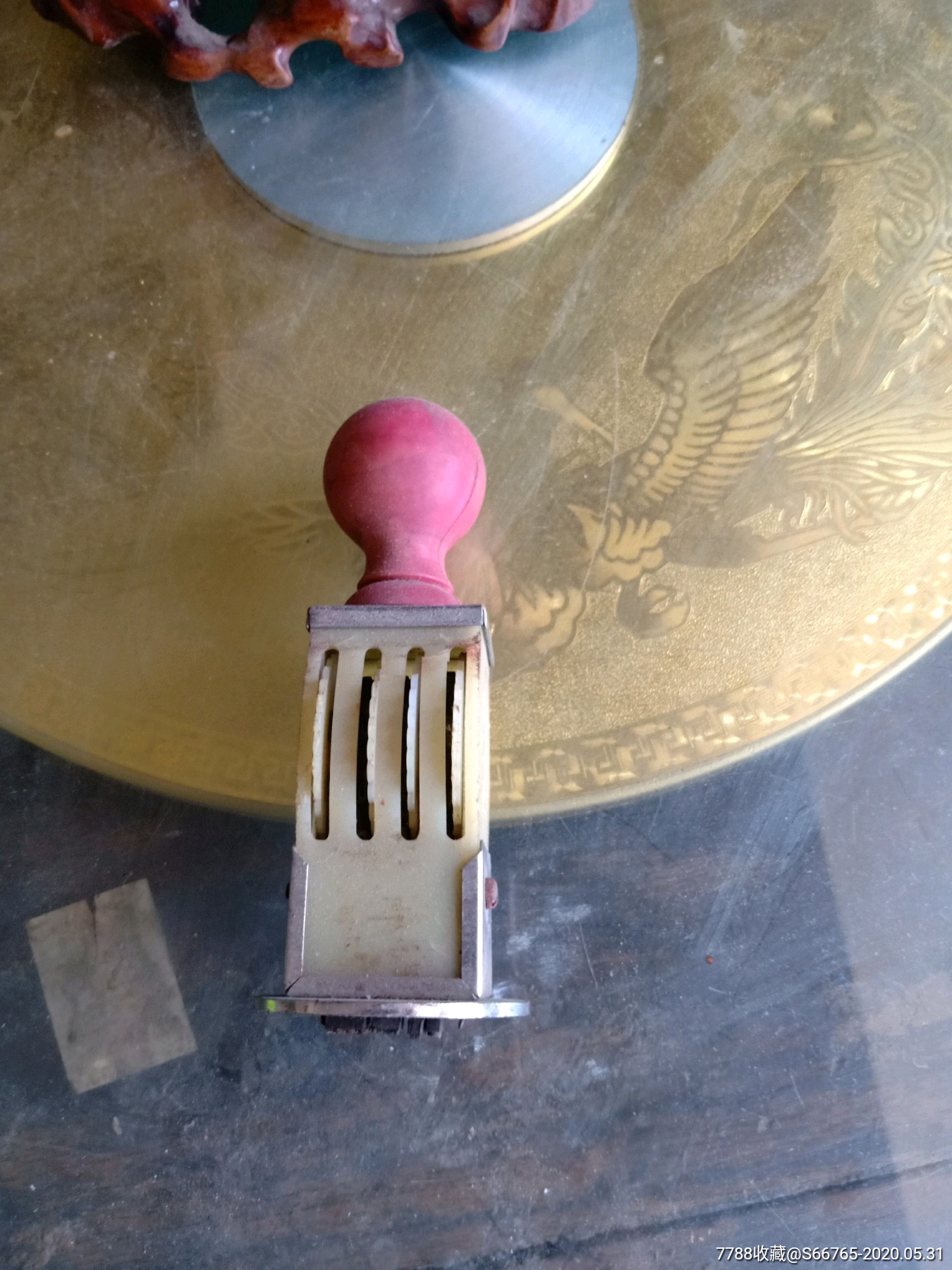 怀旧老60年代手摇油印机