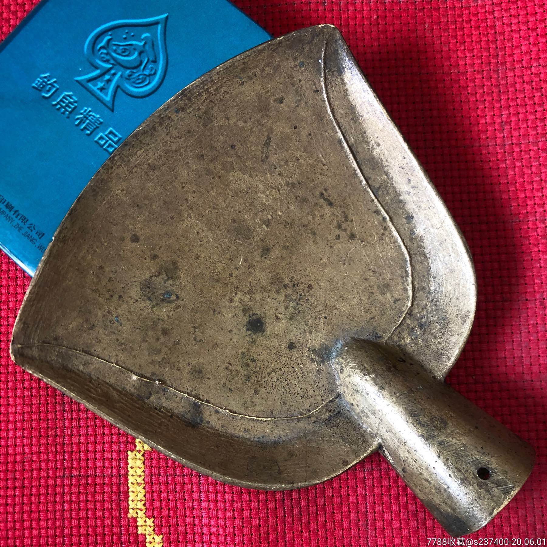 老铜铲民俗老物件炒菜用的黄铜锅铲品好怀旧日用保真