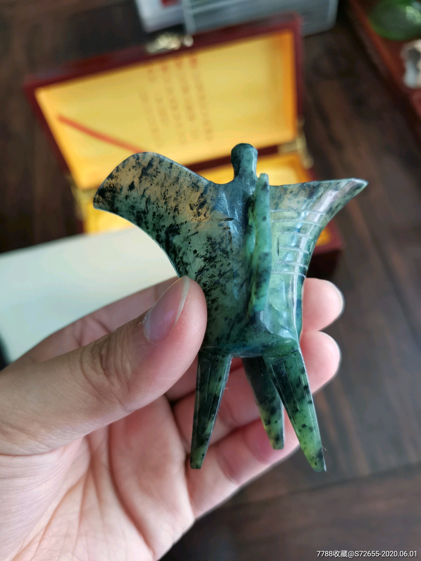 酒泉精品夜光杯爵杯一对