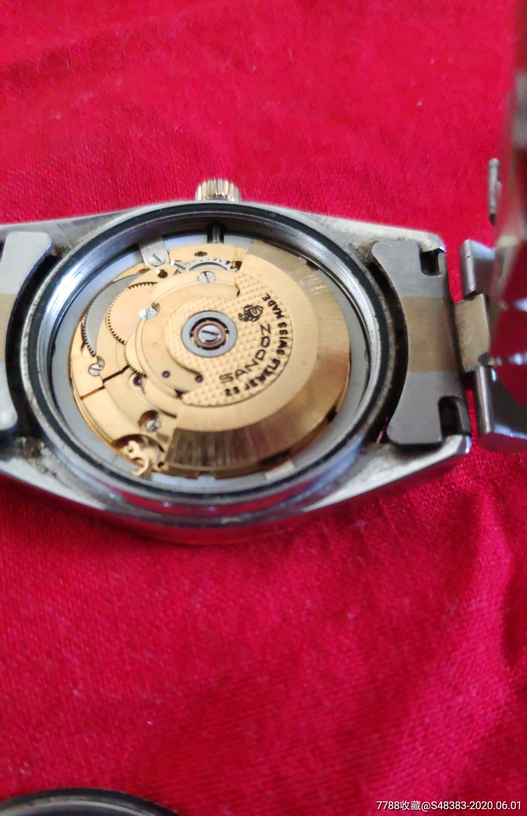 瑞士山度士2834-2机芯全自动手表