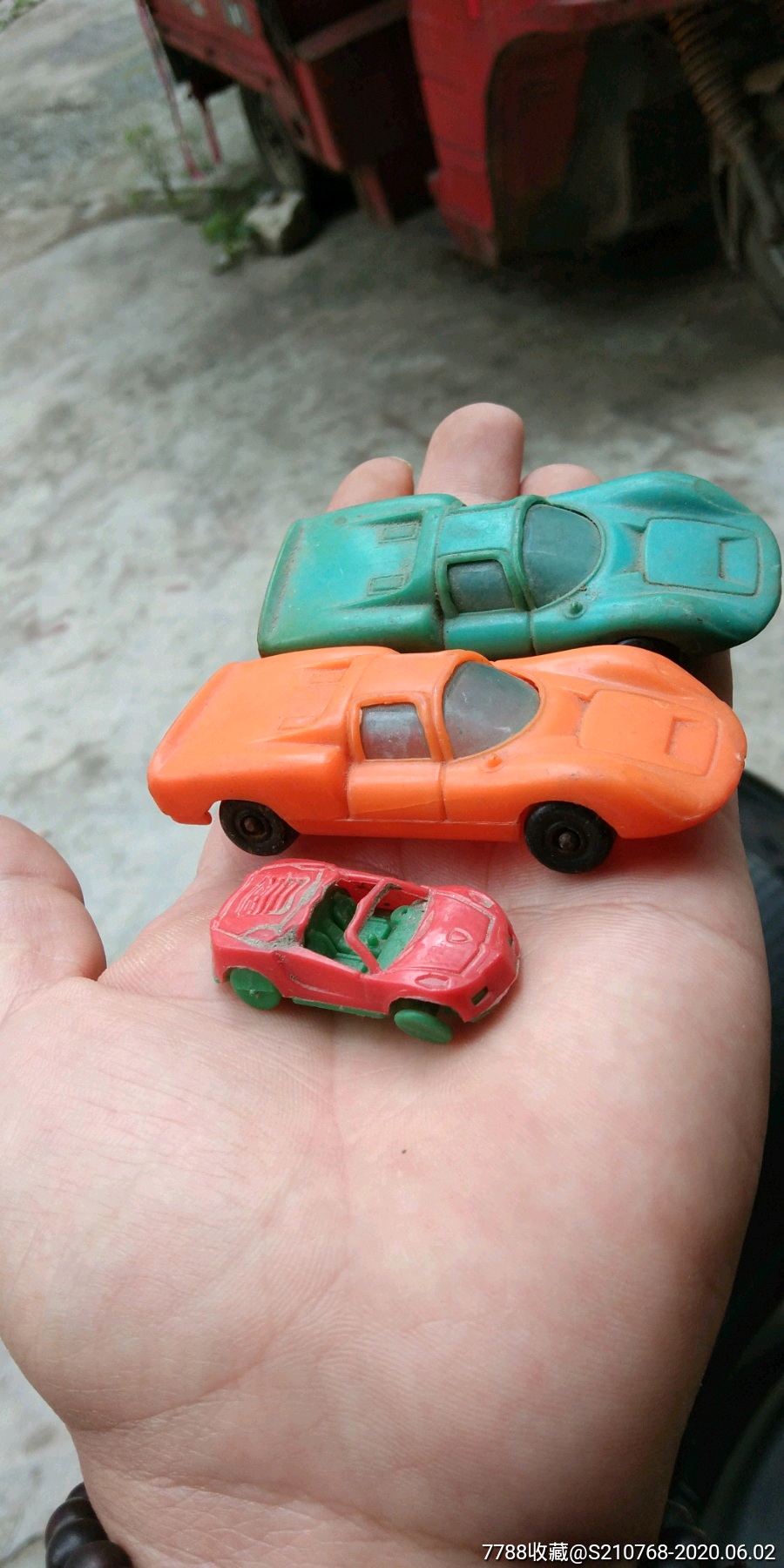 早期八十年代儿童塑料玩具车