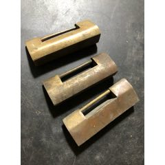 老铜锁一组，一个带刻花，没钥匙品相完整！(au23283681)_许安的杂货铺