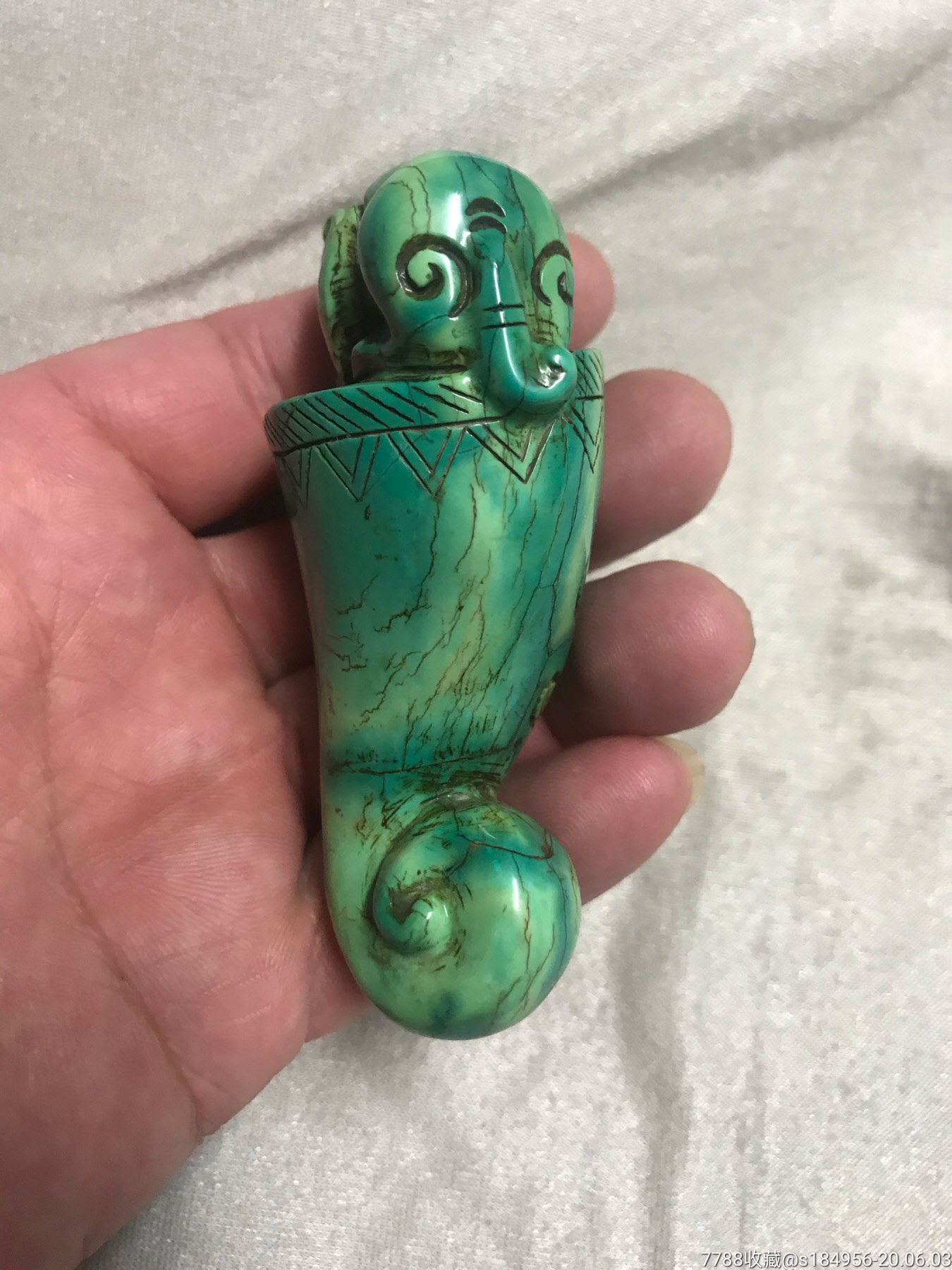 绿松石把件
