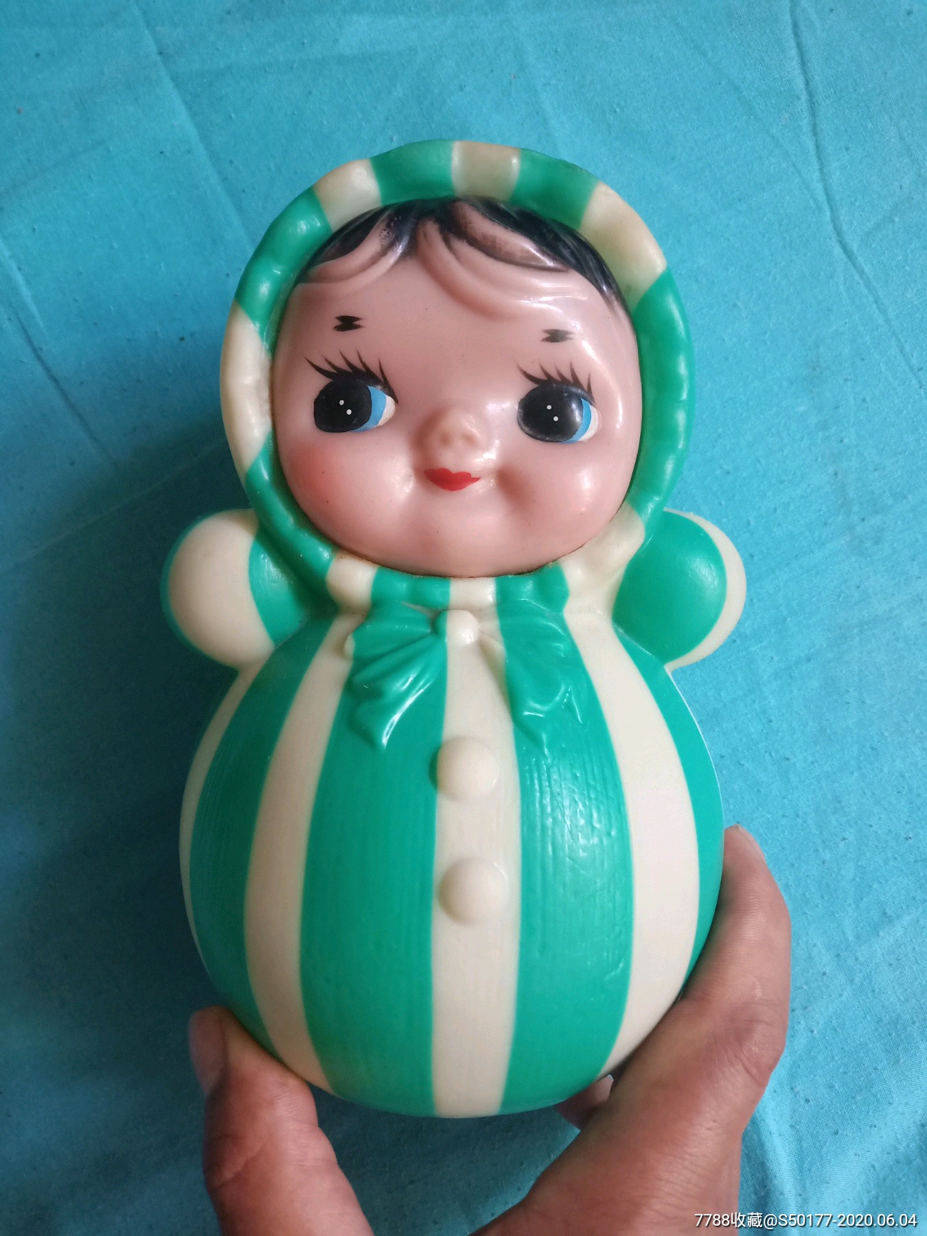 不倒翁娃娃绿色-其他玩偶/人偶-7788收藏