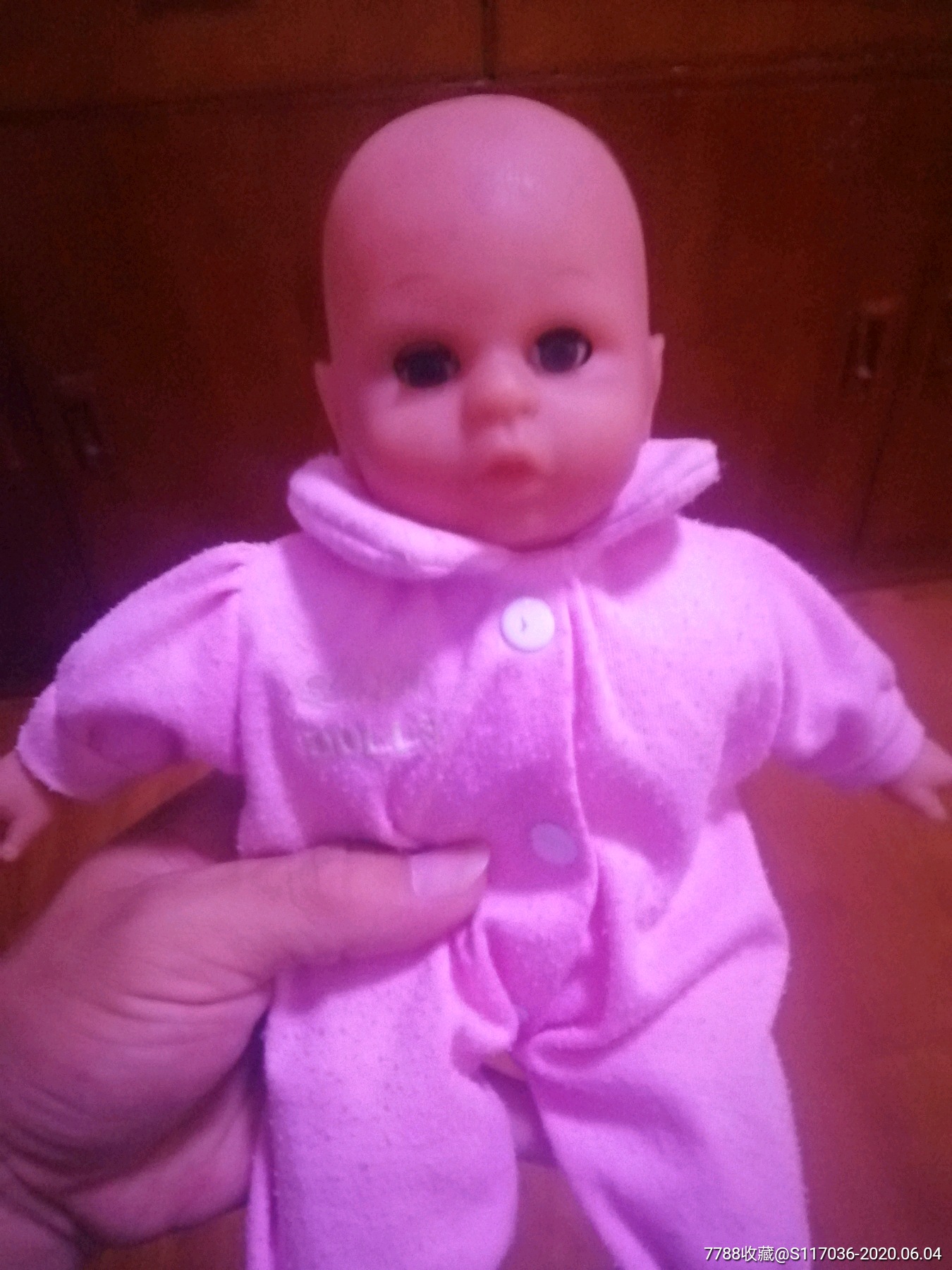 老胶皮光头娃娃