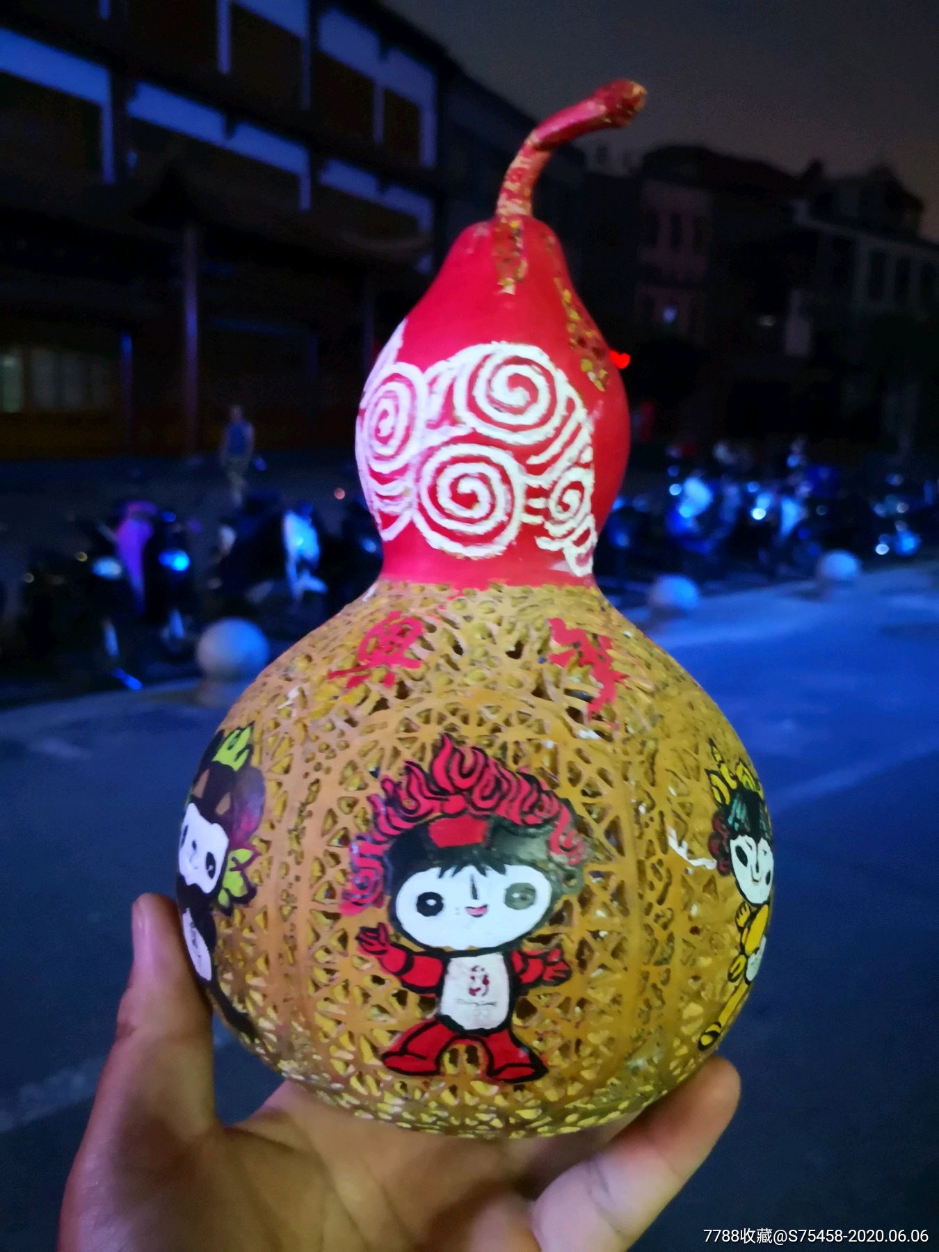 手工雕刻福娃,手捻葫芦/葫芦制品_第1张