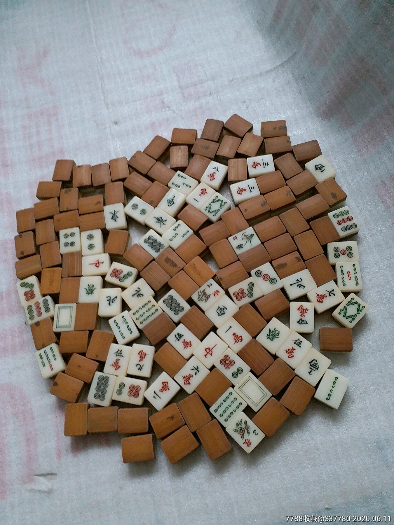 老竹麻将完整一副144张盒装