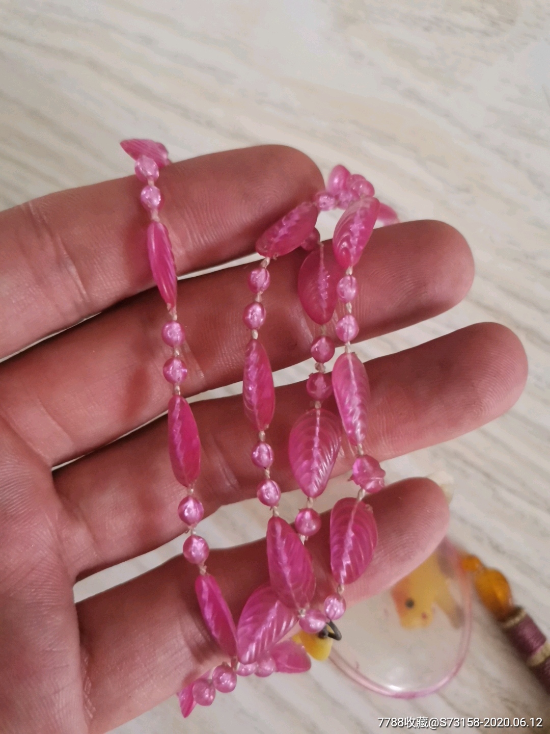 塑料生肖虎项链一条