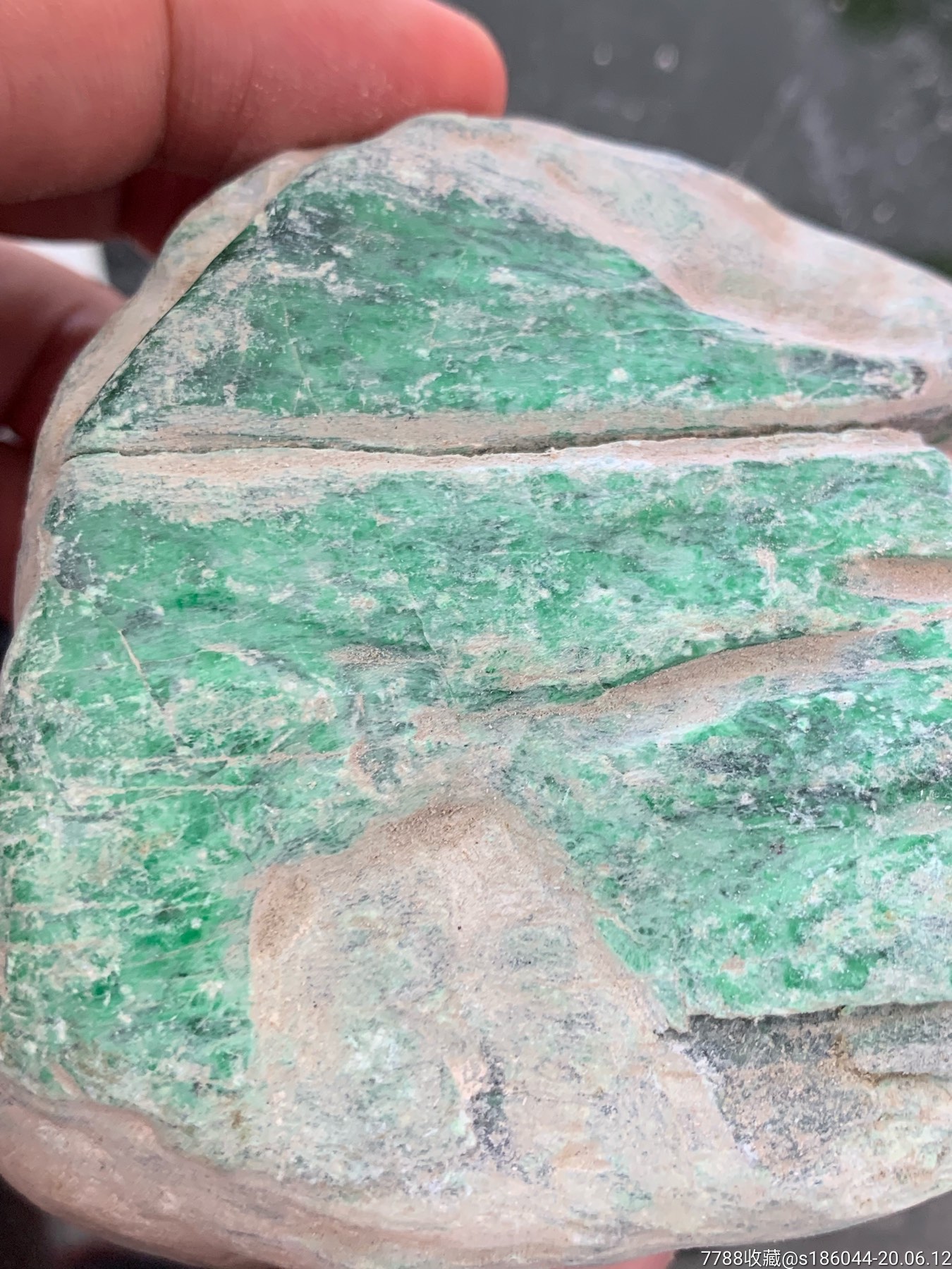 翡翠干青原石
