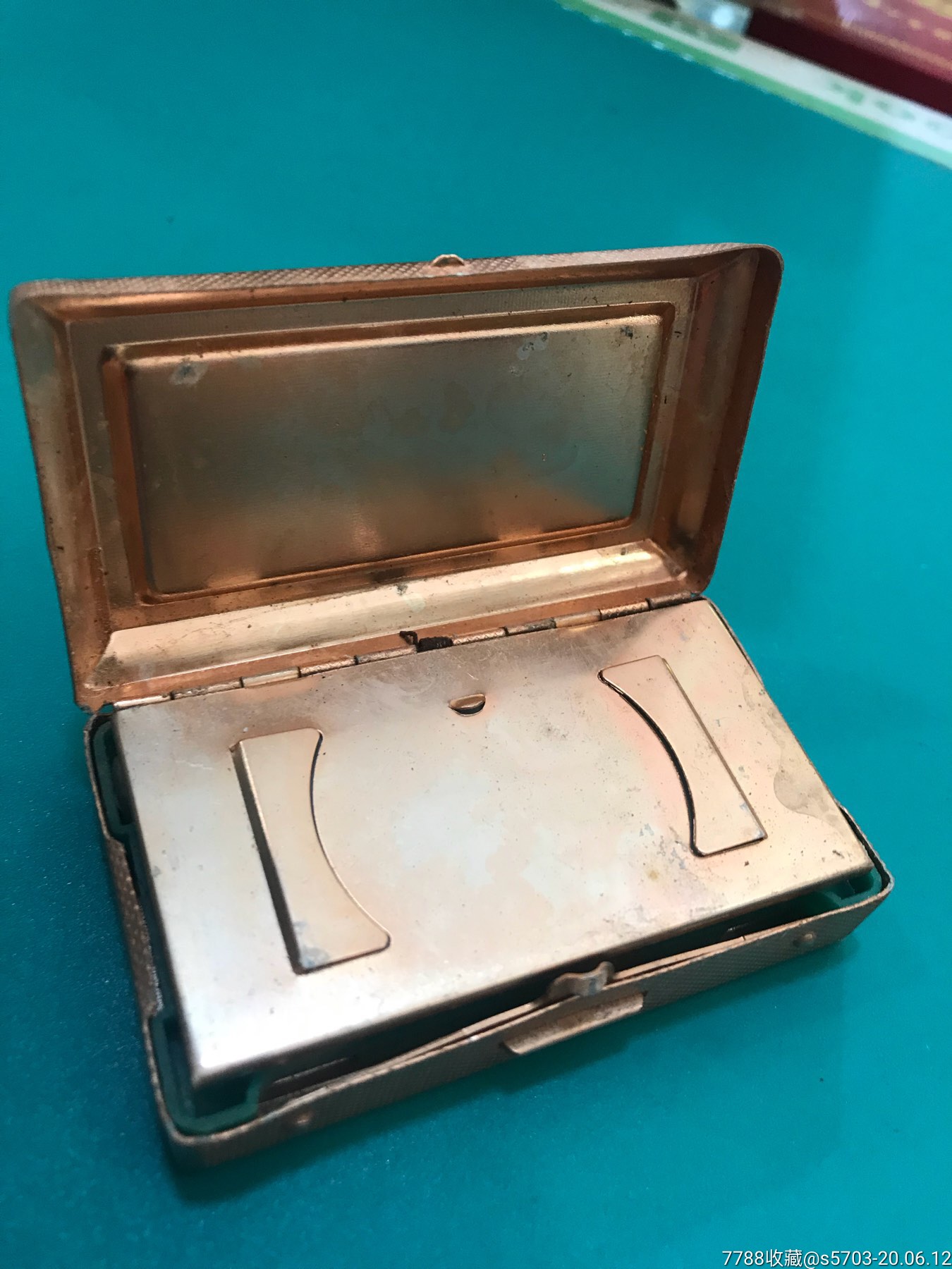 早期天使牌铝盒保安刀架