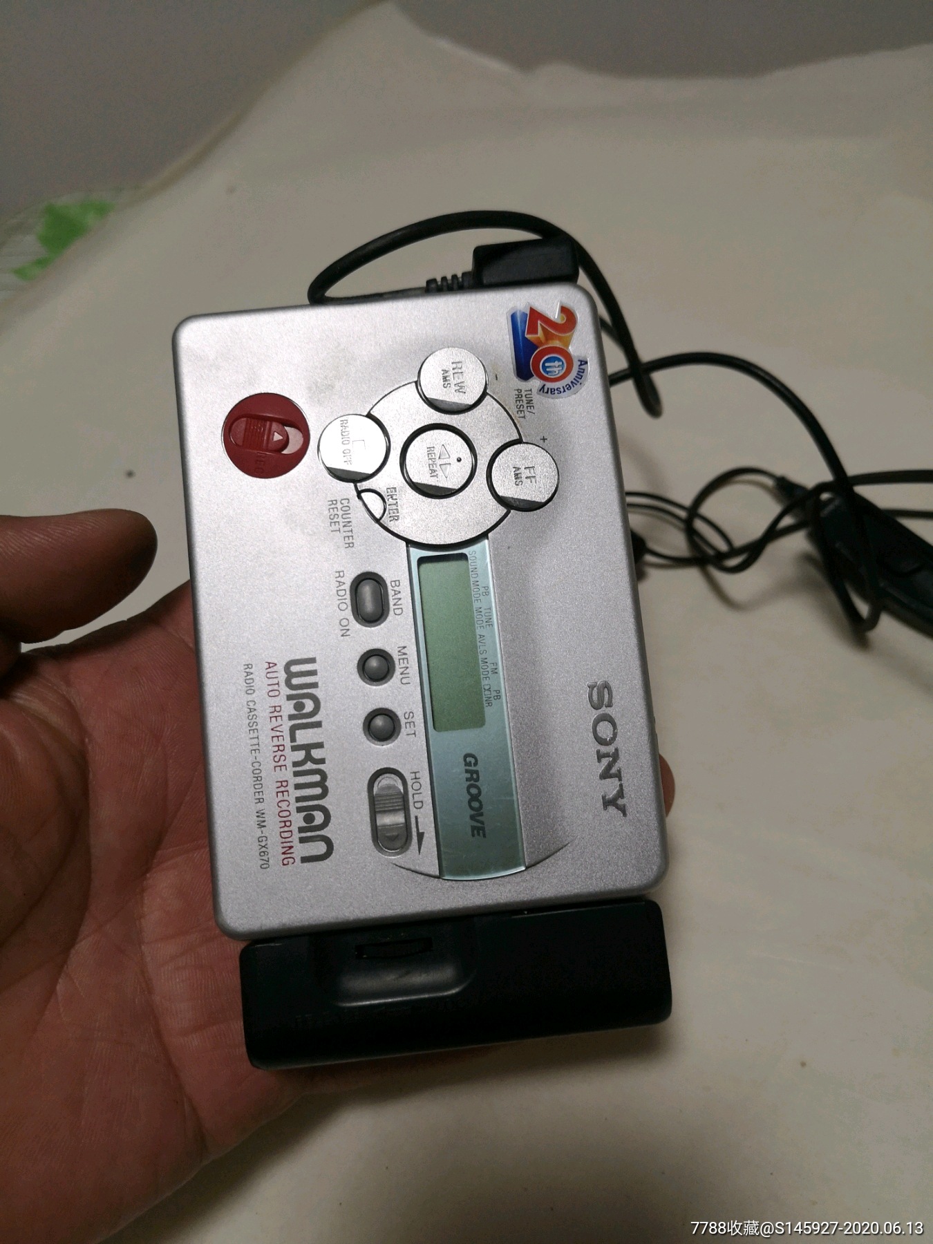 索尼磁带随身听(带电池盒 原装耳机)日本制造