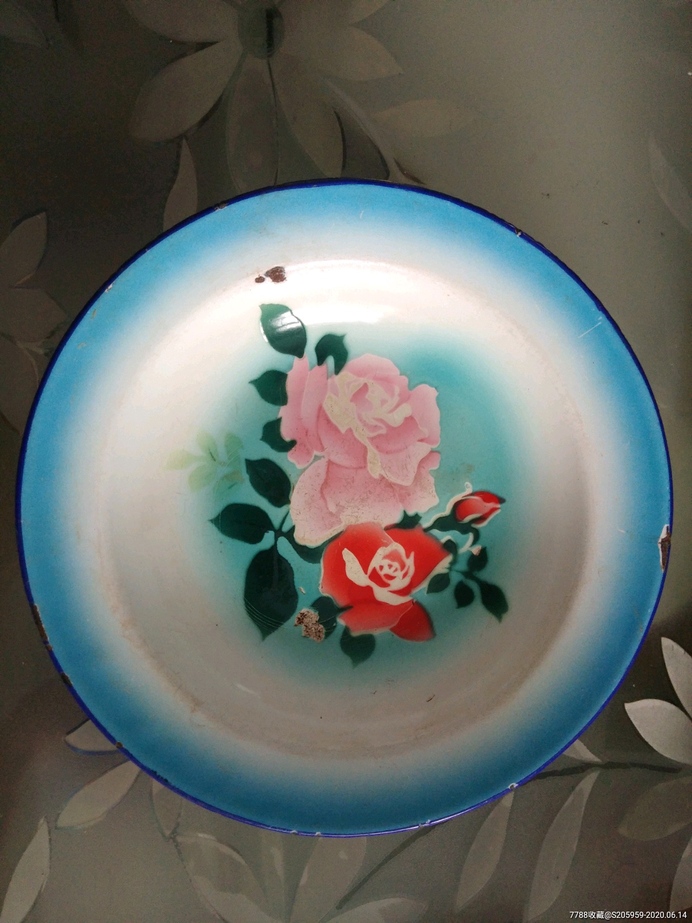 钻石牌搪瓷碟子