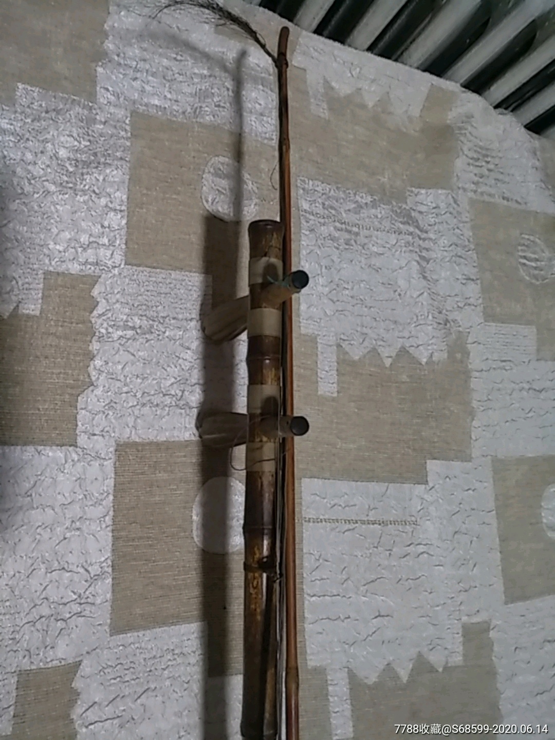 老京胡一把(京胡高52cm,带盒子品好)