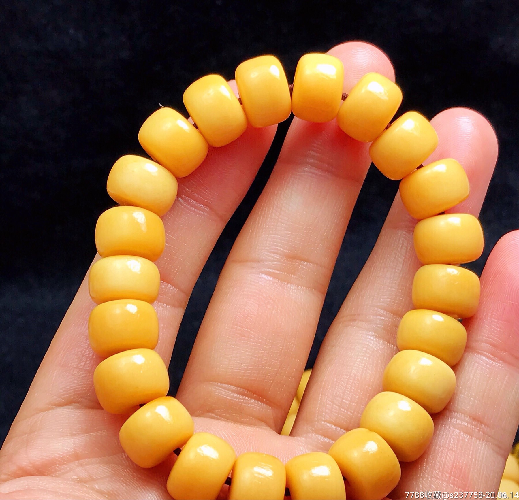 极润猛犸骨类之老型桶手串