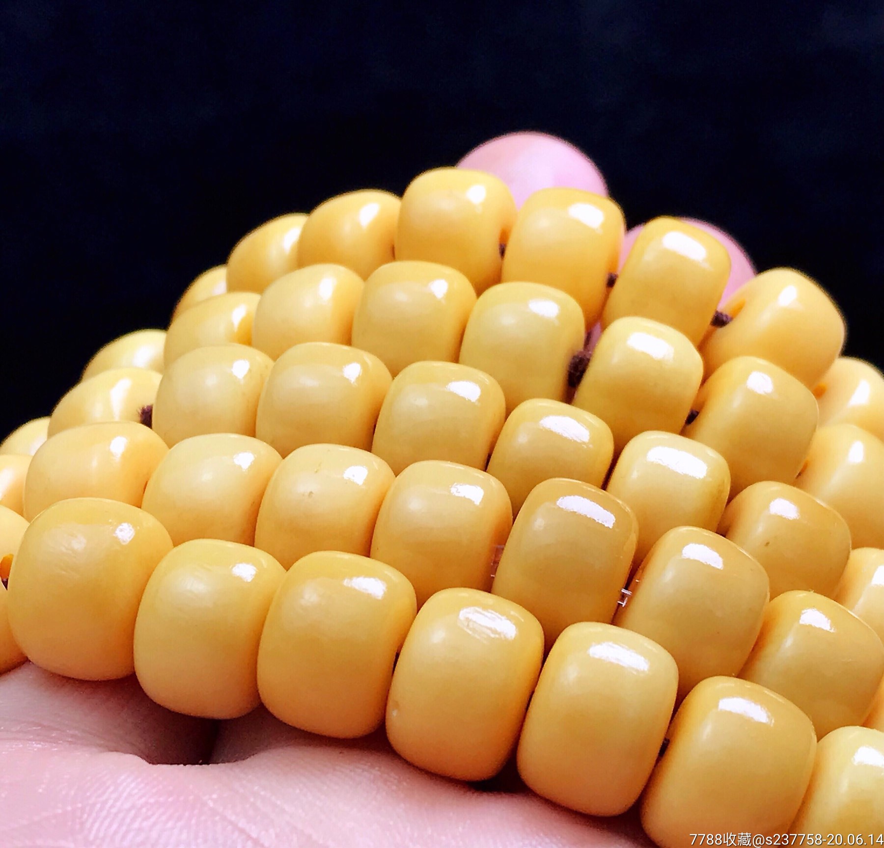 极润猛犸骨类之老型桶手串