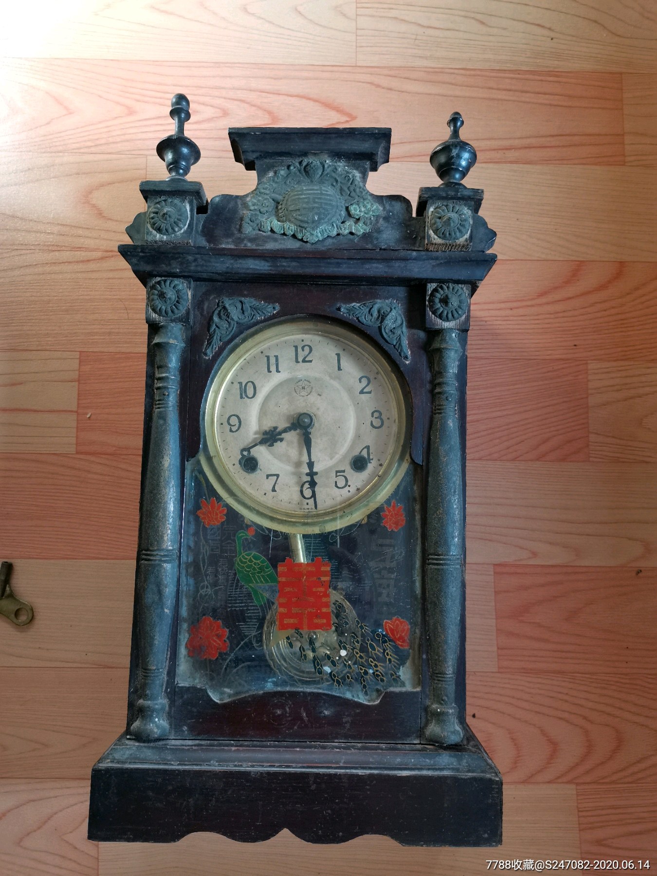 民国时期老台钟.