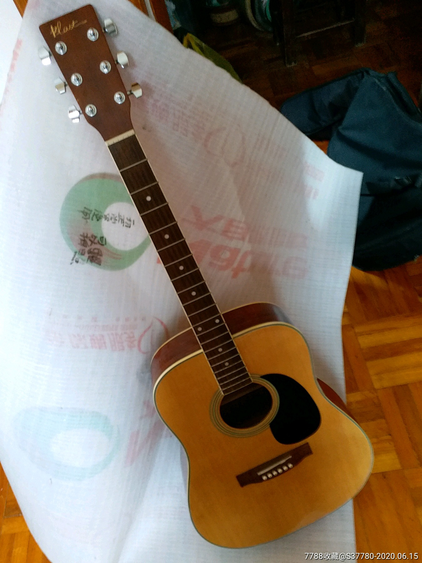 极风吉他无磕碰无冲线无弦含吉他包包