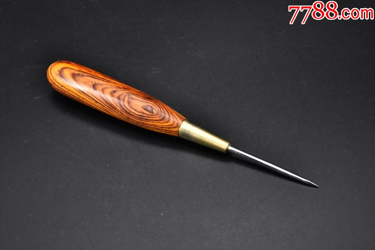 (p7469)茶道具《红酸枝木茶针》一件红酸枝木把手