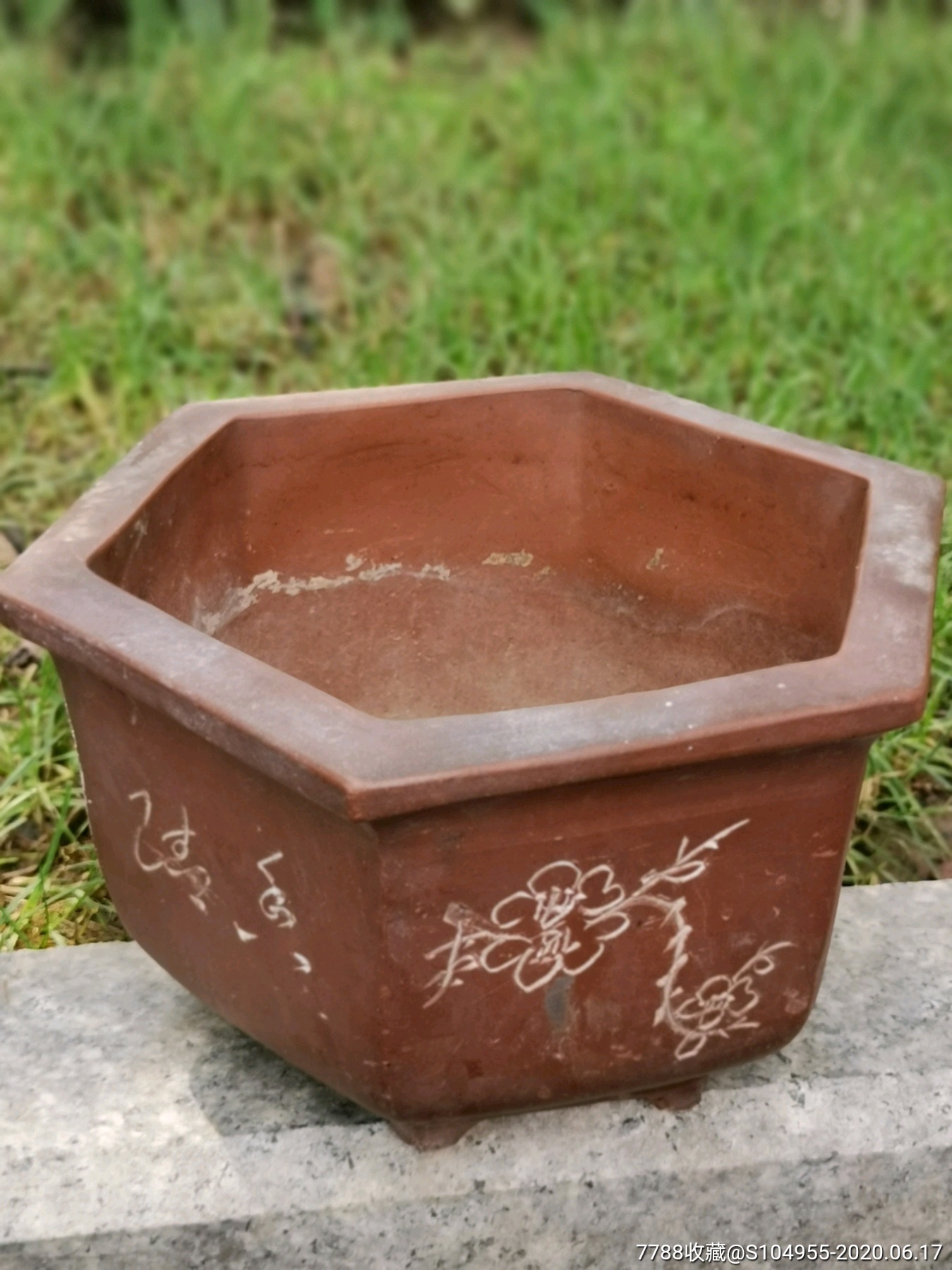 紫砂盆,品相如图,无裂