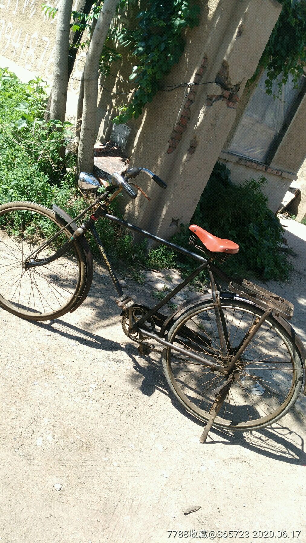 大连海燕自行车少有配件拍品相好全国前三名骑行正常