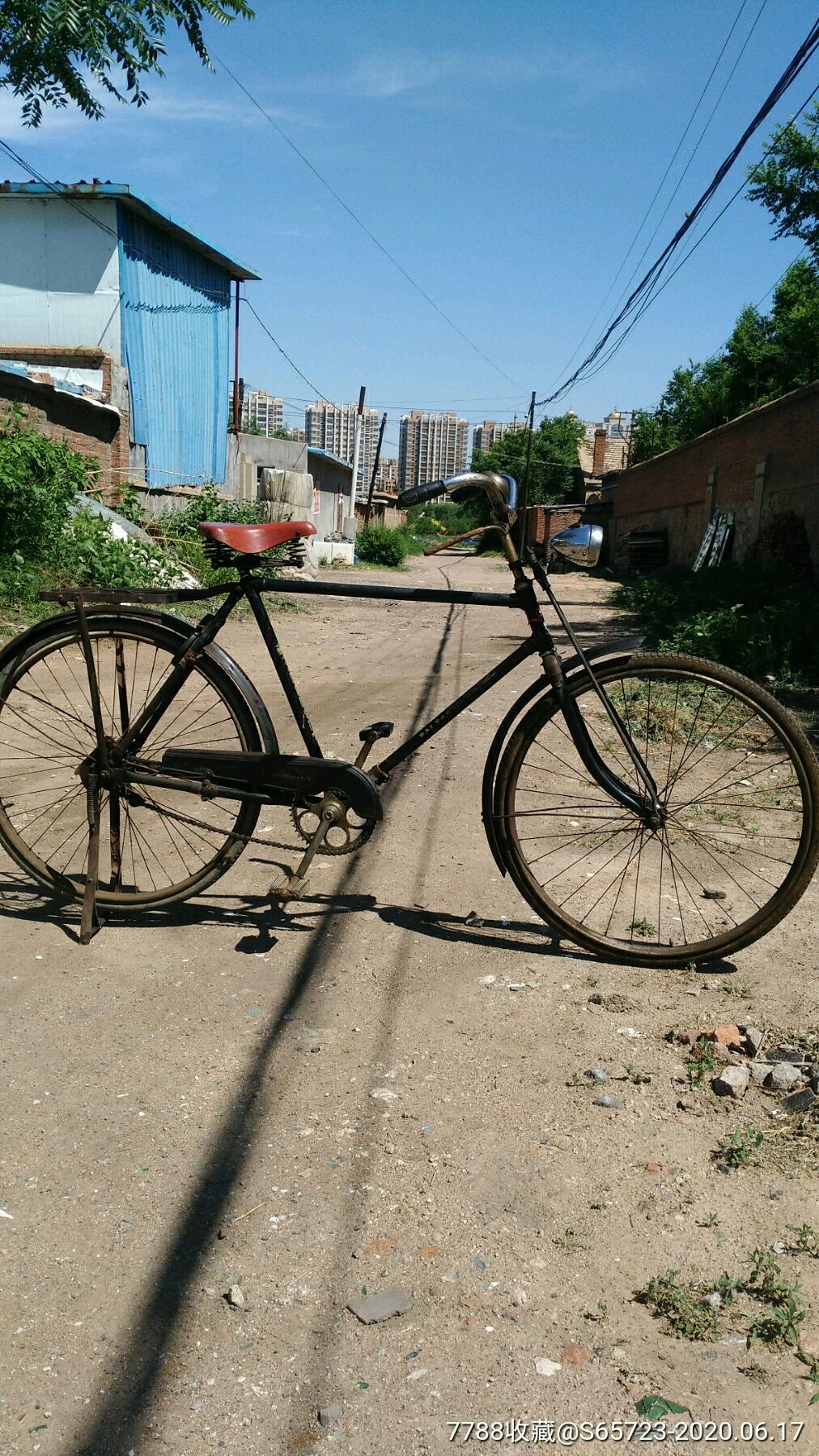 大连海燕自行车少有配件拍品相好全国前三名骑行正常