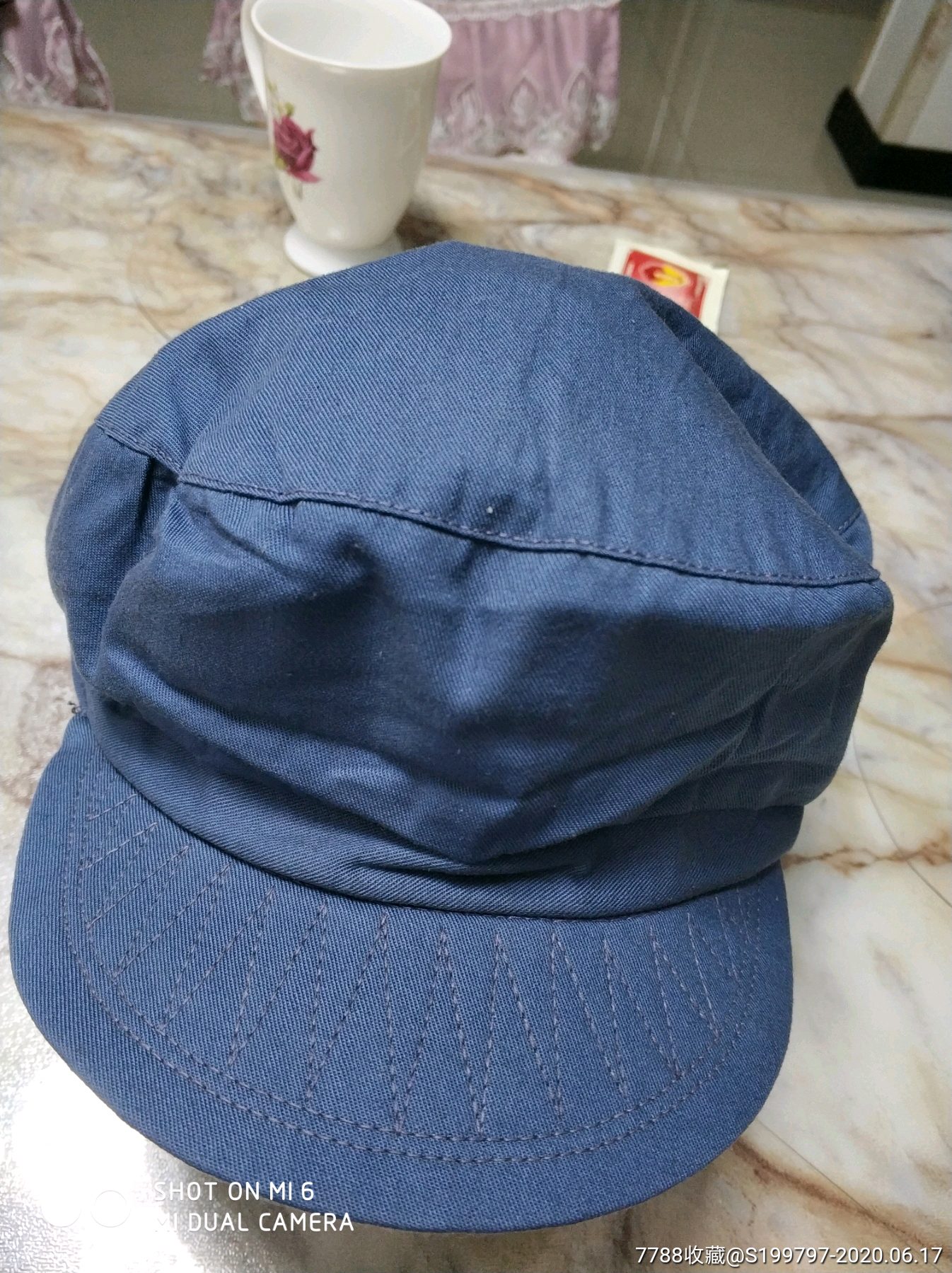 全新65海军灰棉布解放帽1号