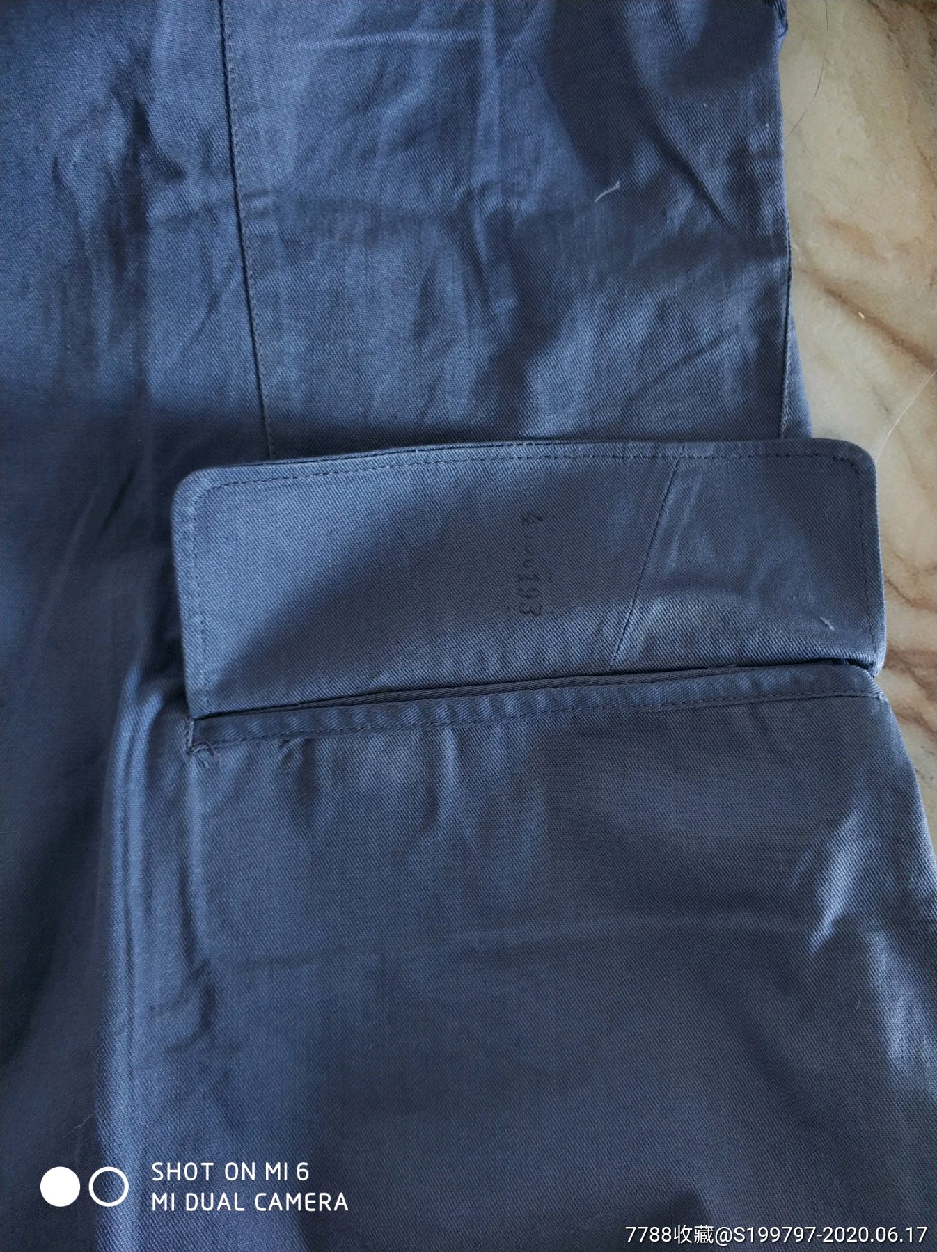 全新65海军灰棉布套服帽子衣服付1号帽子特号