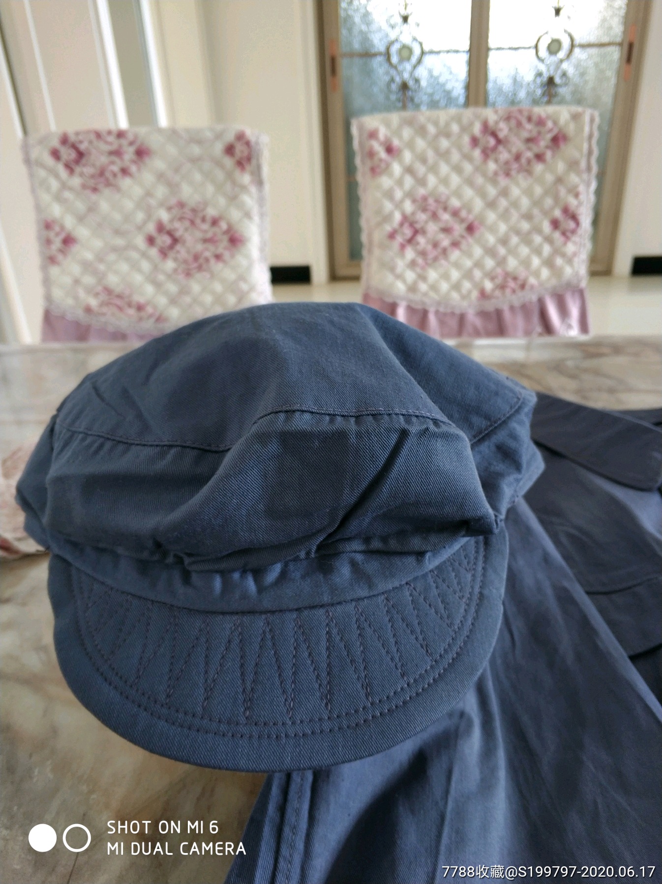 全新65海军灰棉布套服帽子衣服付1号帽子特号