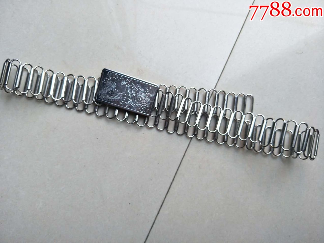 八十年代左右的腰带品相不错品相如图