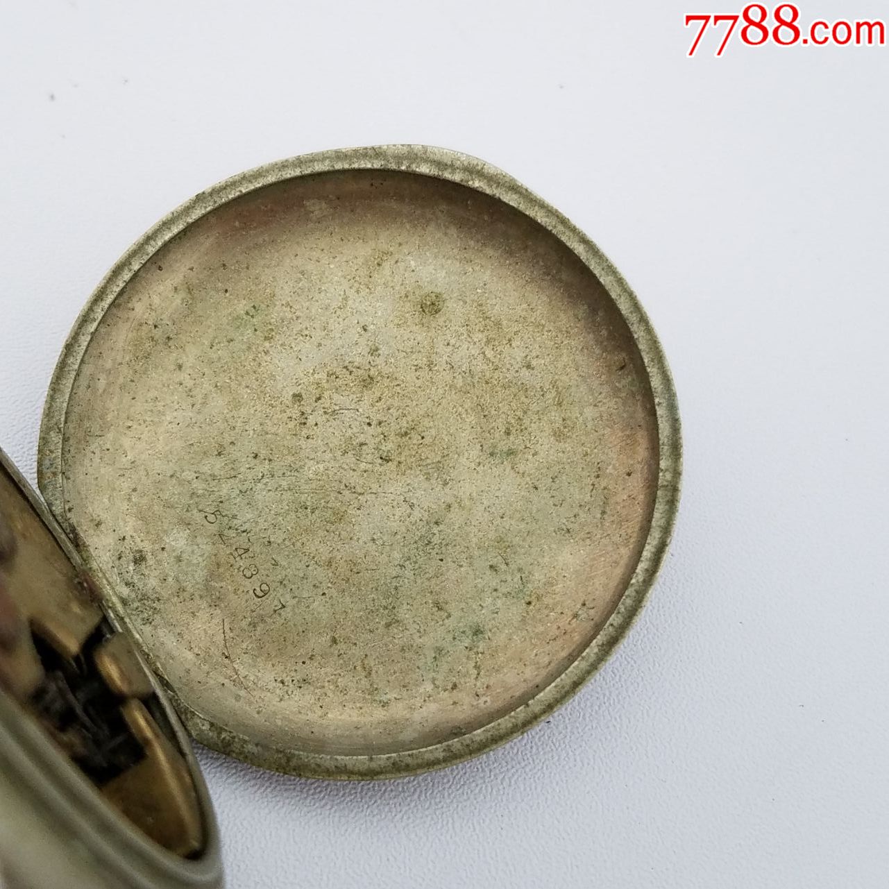 【古董】瑞士罗斯科夫机械怀表【金机芯】【独特指针】【复古罗马刻度