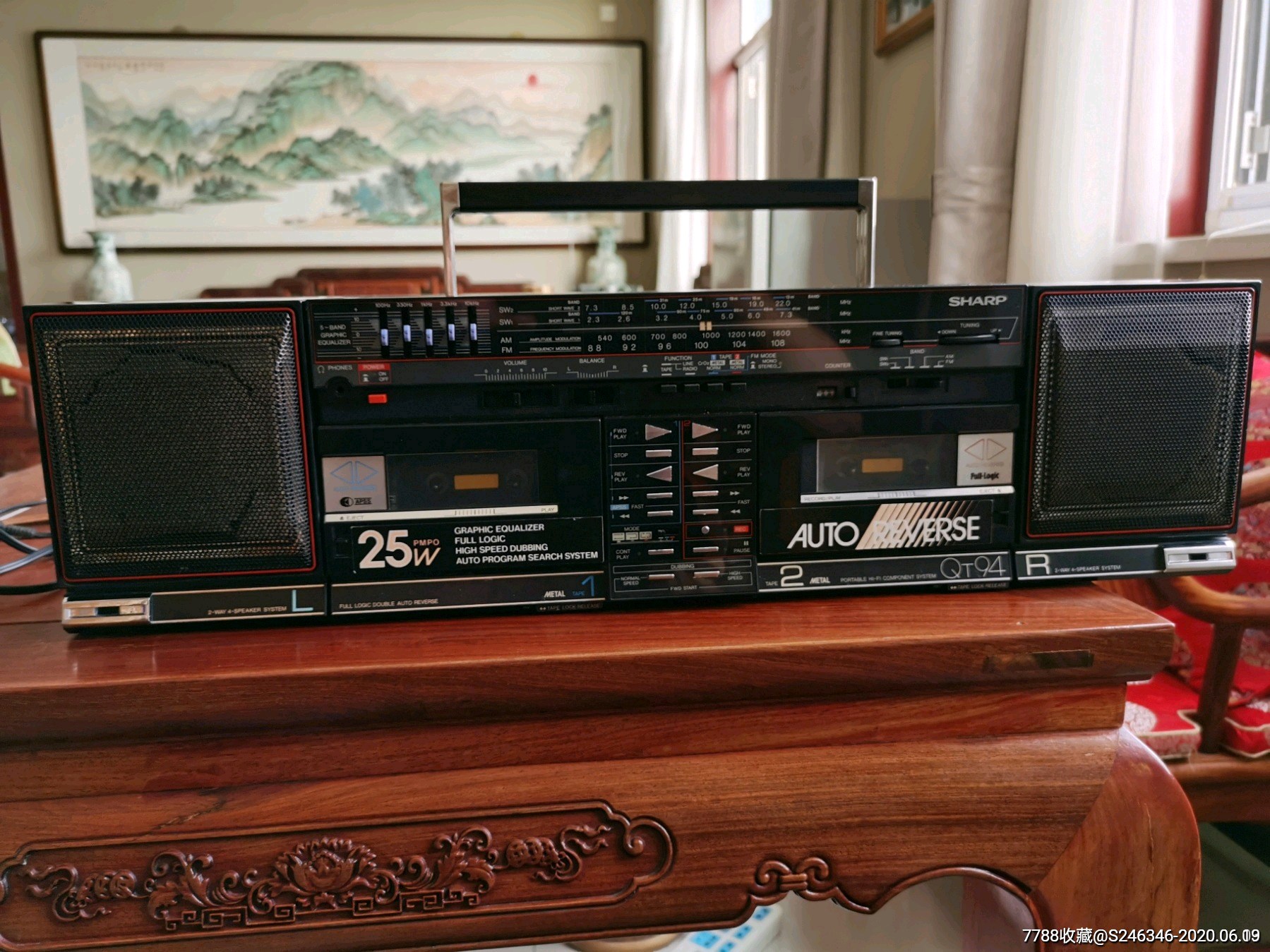 夏普qt94收录机日本原装