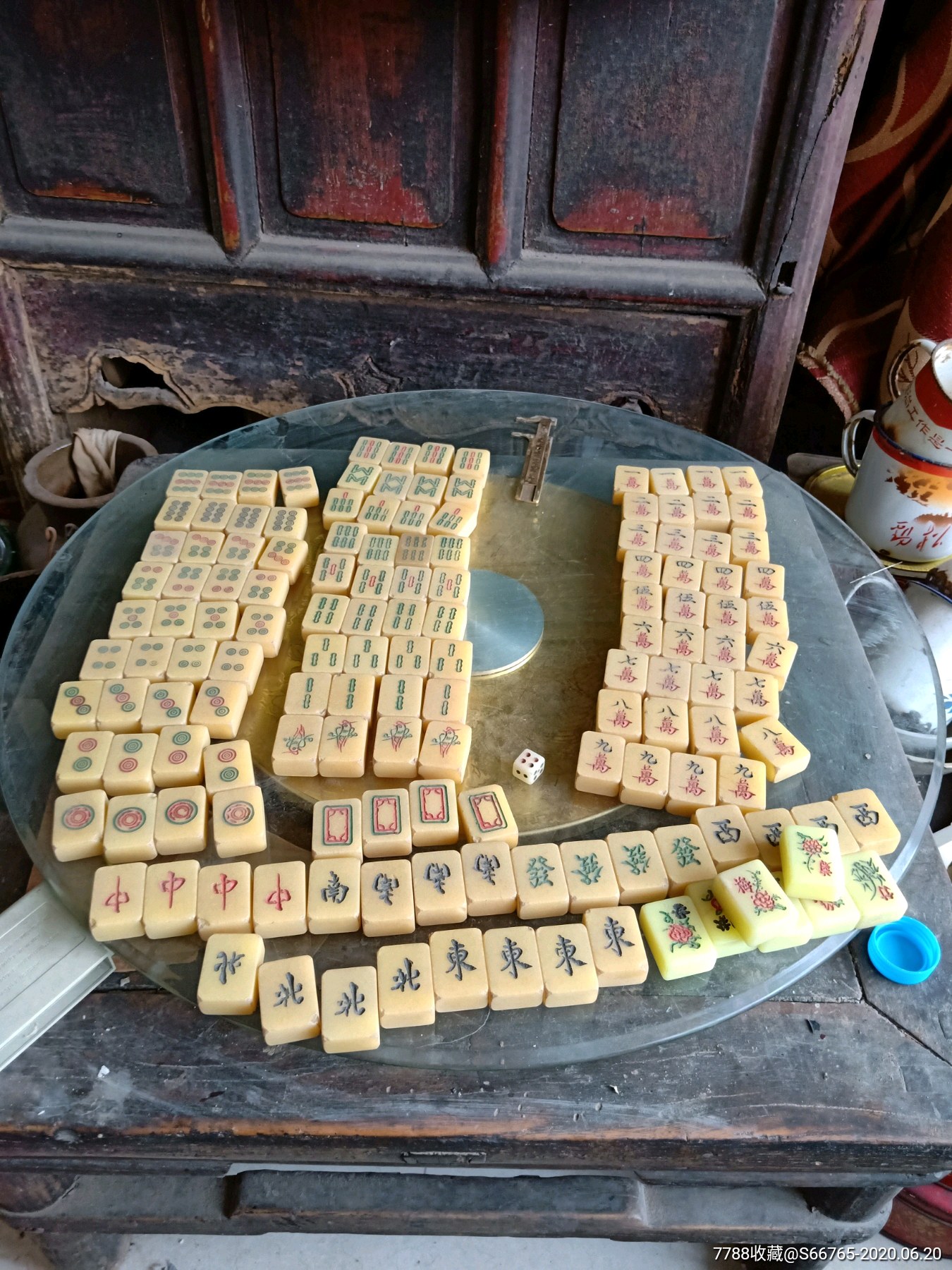 怀旧老麻将一副