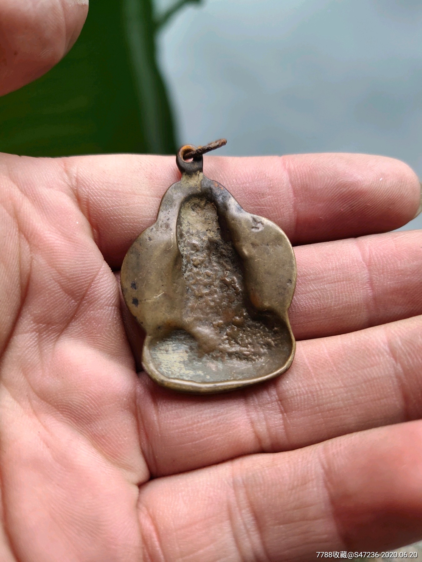 清代晚期的铜擦擦佛像