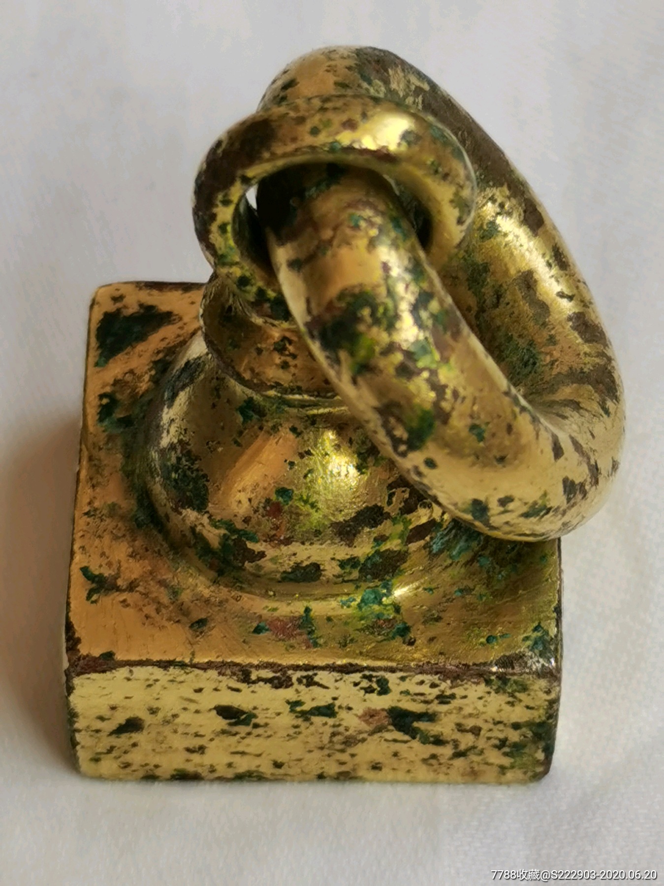 汉王金城鎏金印章