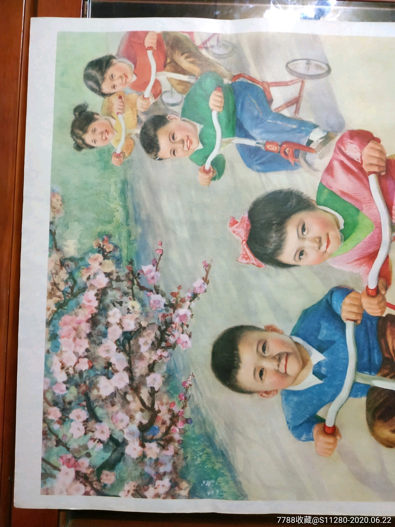 你追我赶,八十年代经典年画