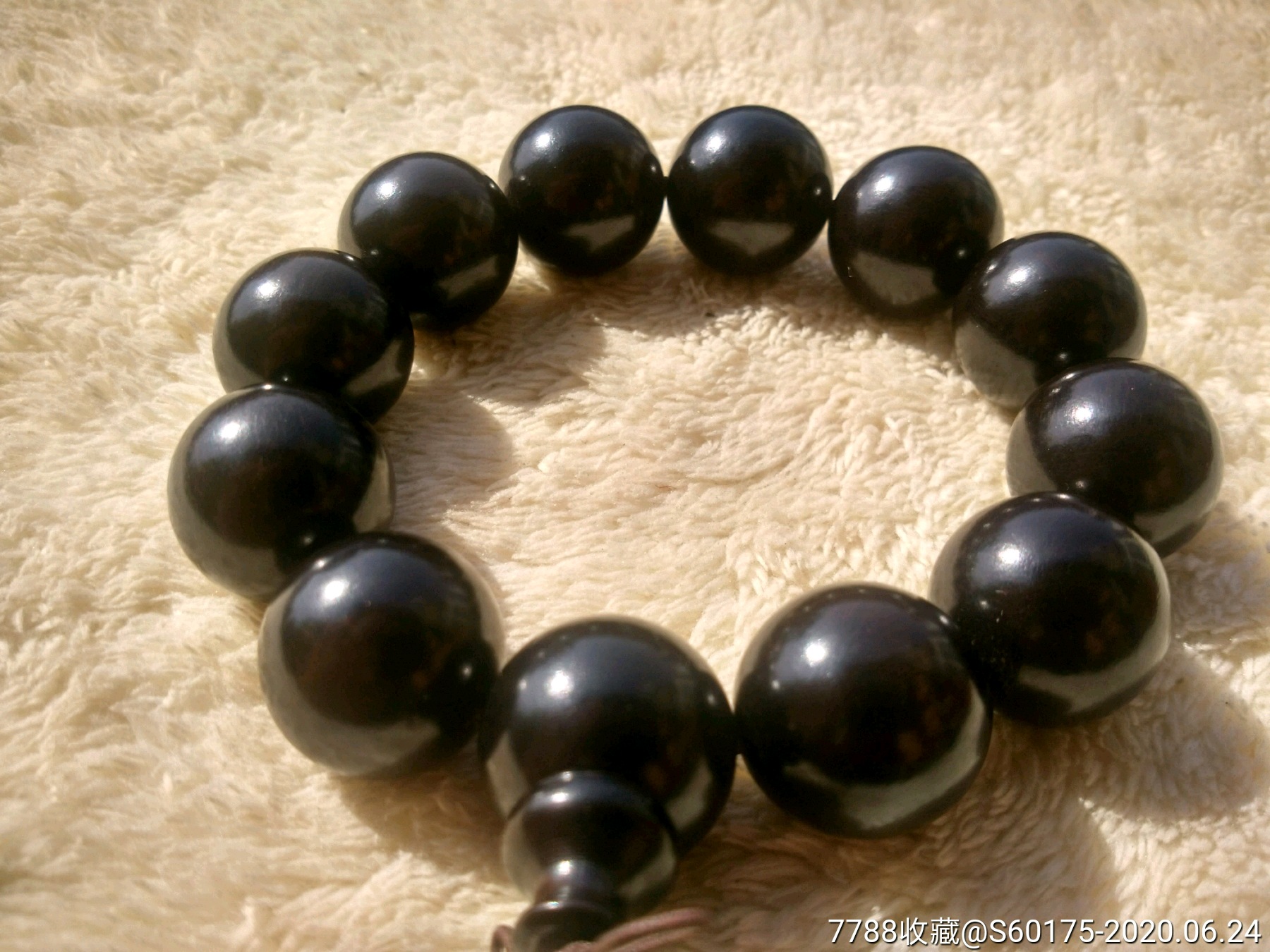 黑檀20mm佛珠木手串