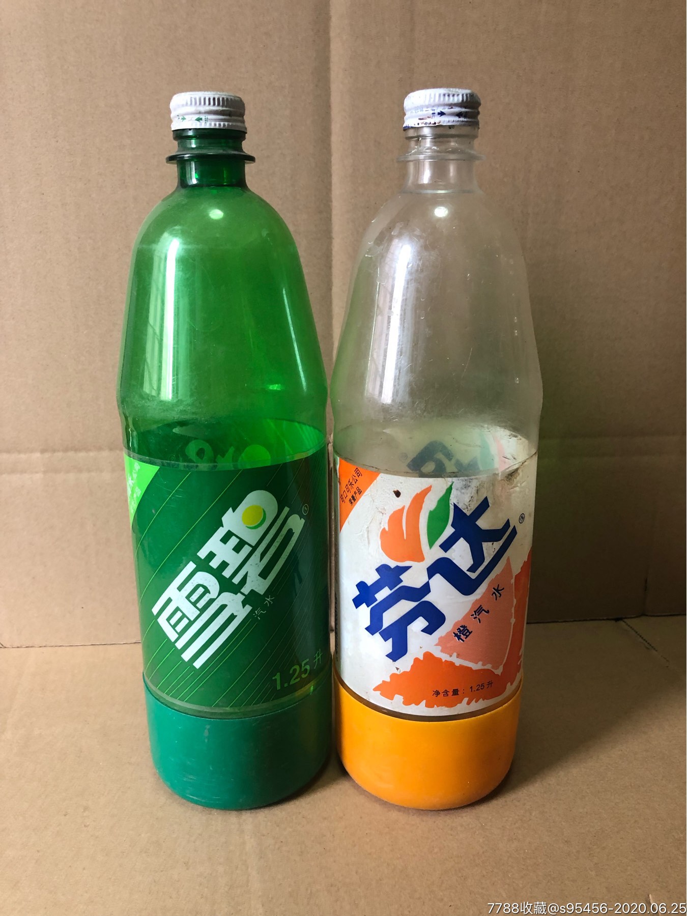 早期芬達汽水塑料瓶 雪碧汽水塑料瓶合拍-飲料瓶--au23529069-在線